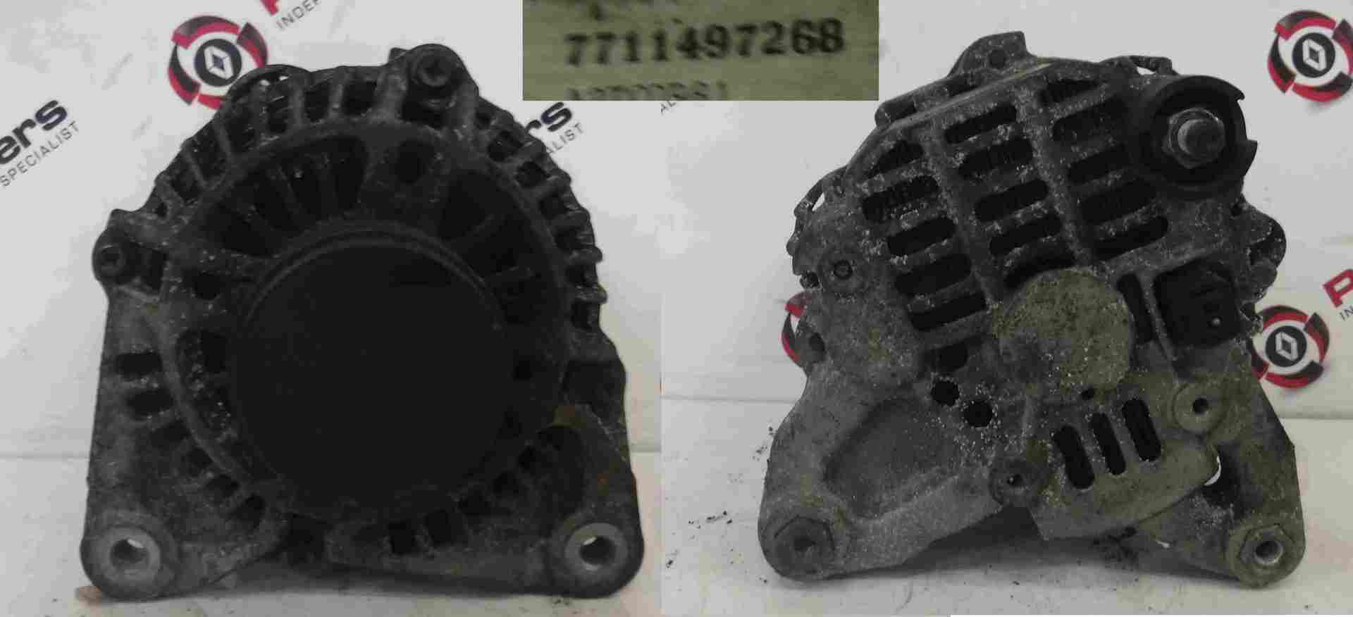 Renault Clio MK2 2001-2006 1.5 dCi Alternator K9K 704 120A 7711134313