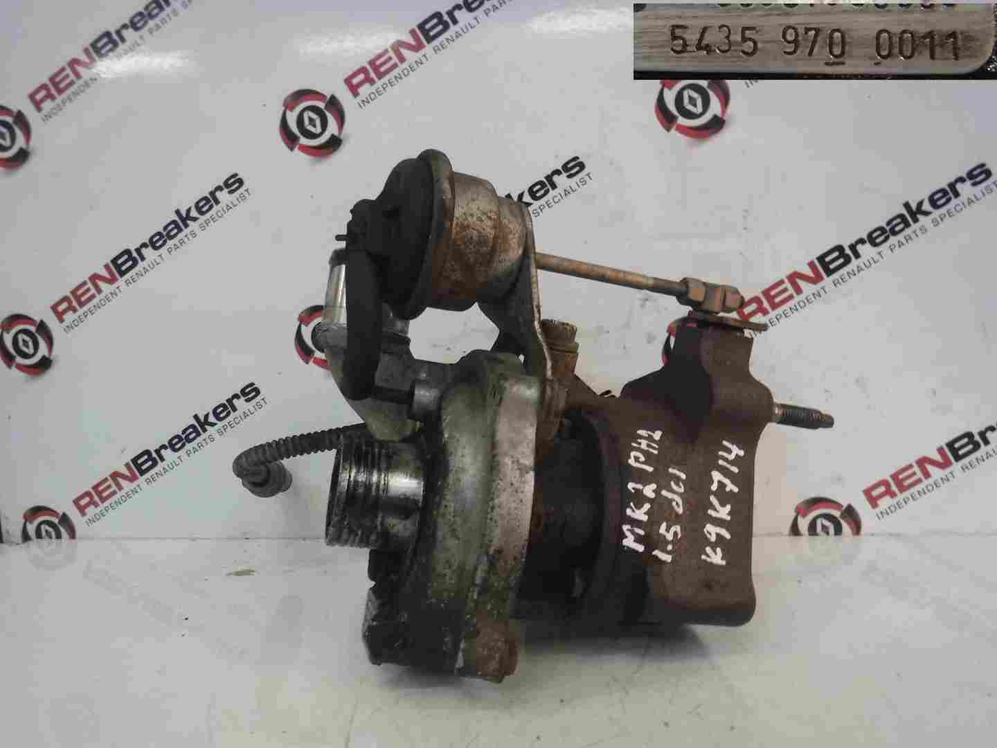 Renault Clio MK2 2001-2006 1.5 dCi Turbo Charger Unit K9K 714 54359700011