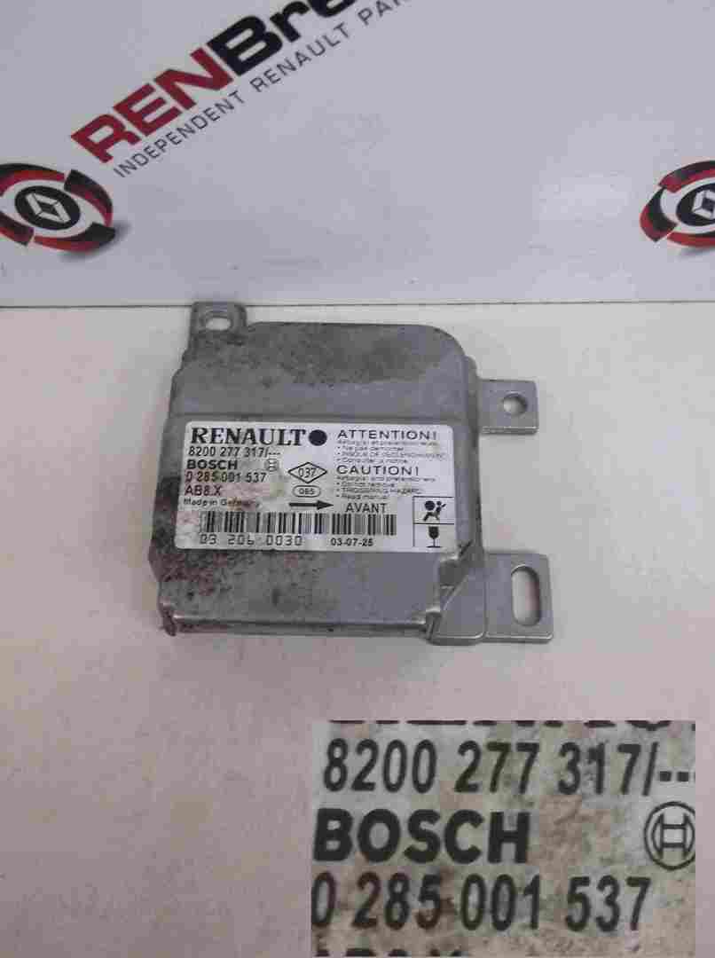 Renault Clio MK2 2001-2006 Airbag ECU Computer Air Bag 8200277317