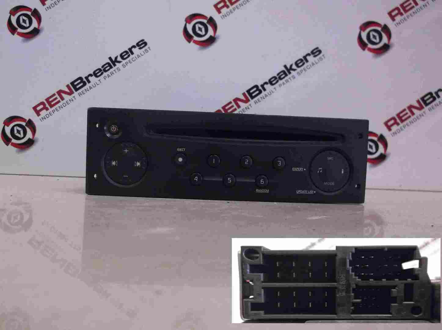 Renault Clio  MK2 2001-2009 CD Player Radio Update List + Code 8200409475
