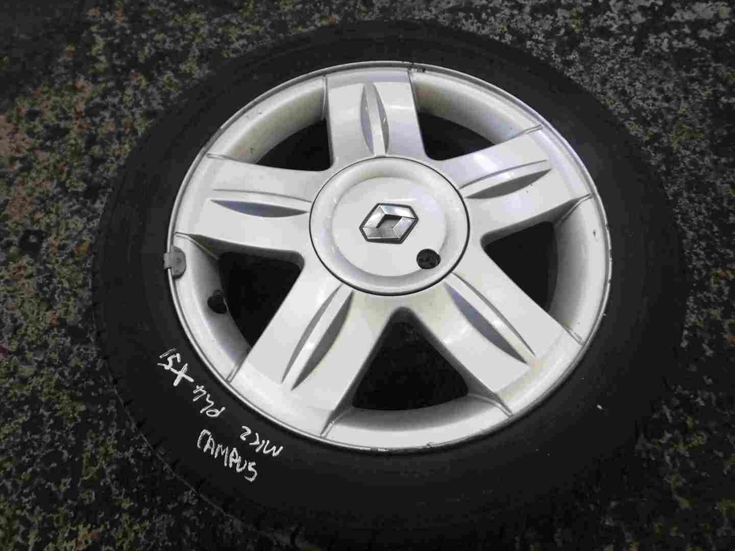 Renault Clio MK2 2001-2006 Campus Alium Alloy Wheel + Tyre 185 55 15 8mm Tread