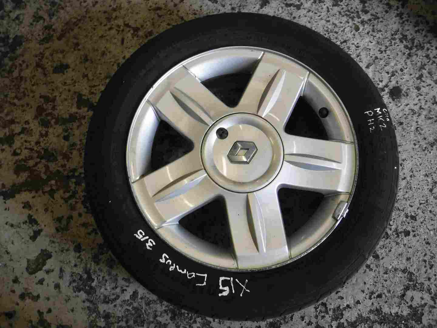 Renault Clio MK2 2001-2006 Campus Alium Alloy Wheel 15inch