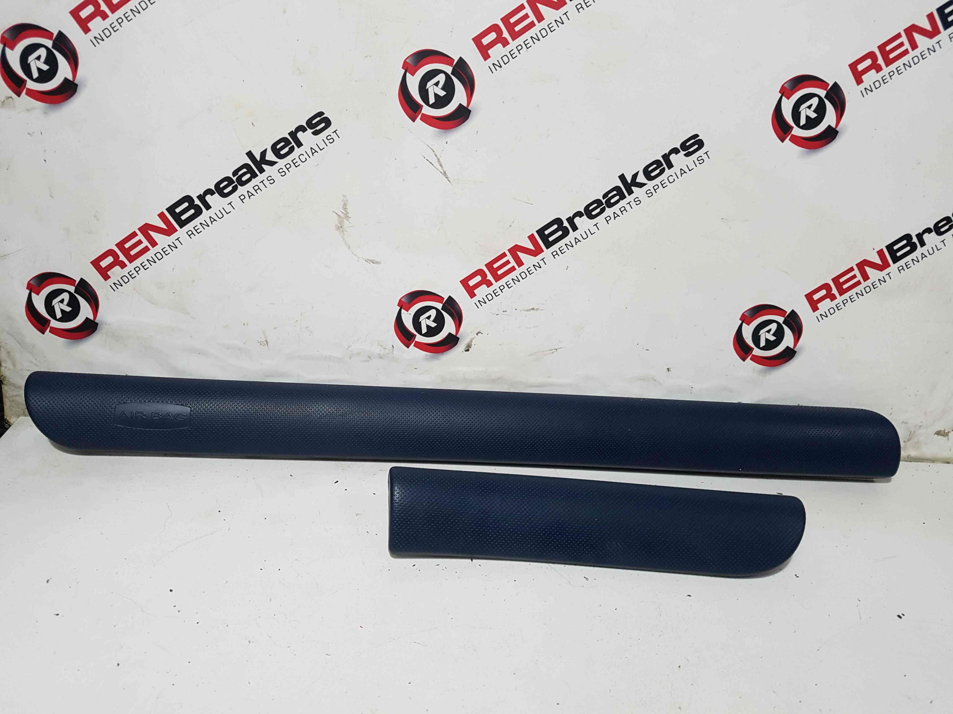 Thumb 7 Renault Clio MK2 2001-2006 Dashboard Insert Trim Plastic Blue 8200071385