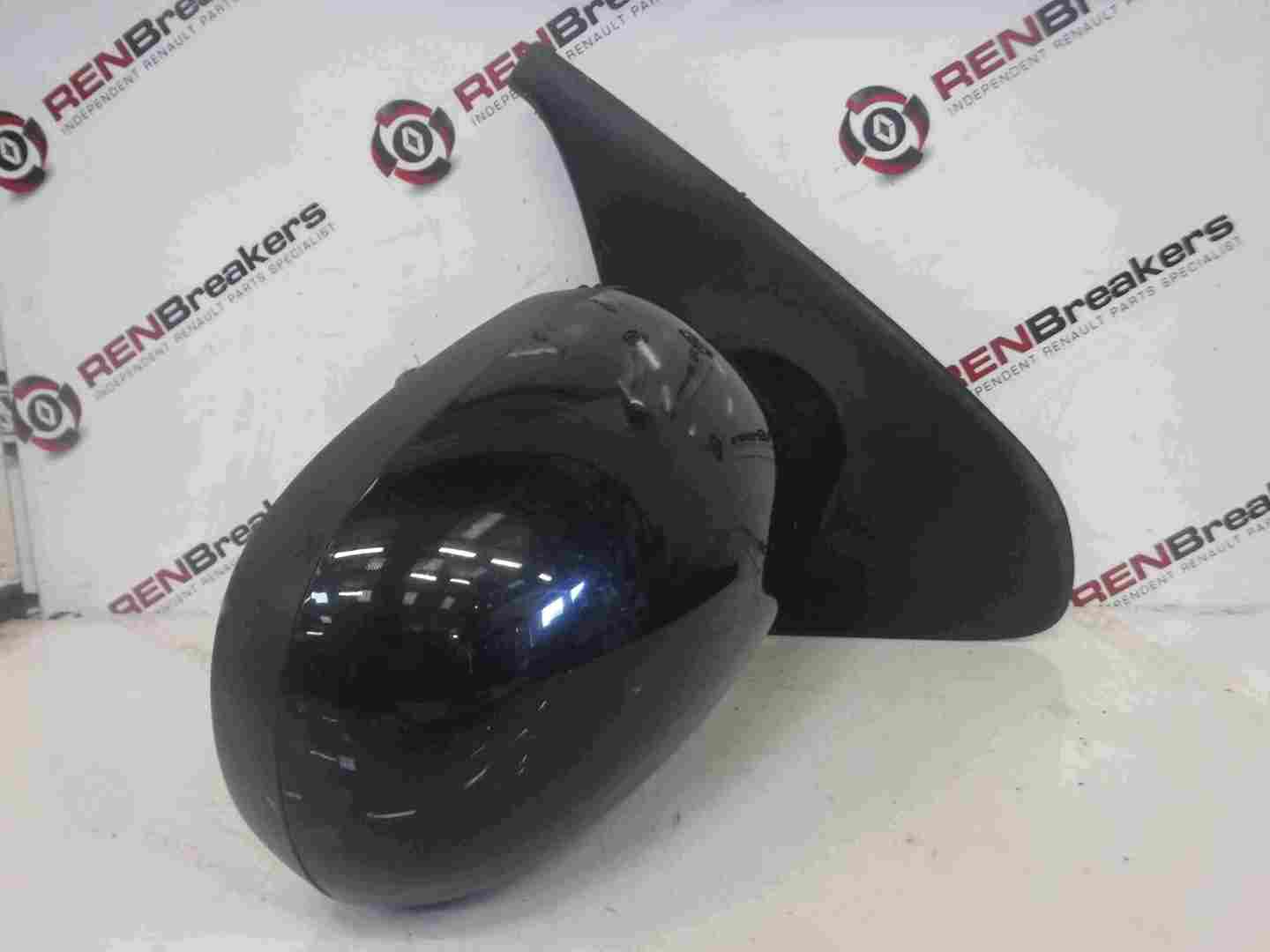 Renault Clio MK2 2001-2006 Drivers OS Wing Mirror Black 676 10