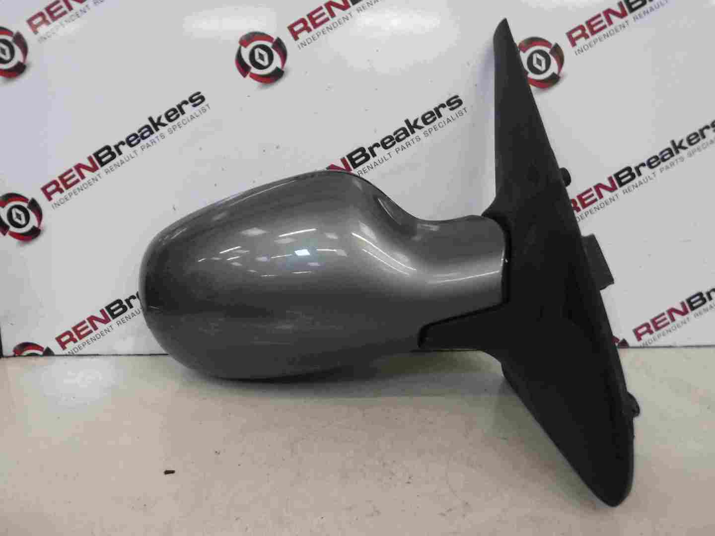 Renault Clio MK2 2001-2006 Drivers OS Wing Mirror Grey 603