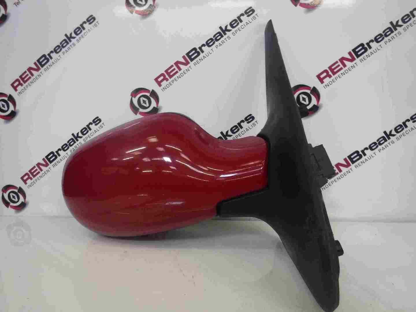 Renault Clio MK2 2001-2006 Drivers OS Wing Mirror Red OV731