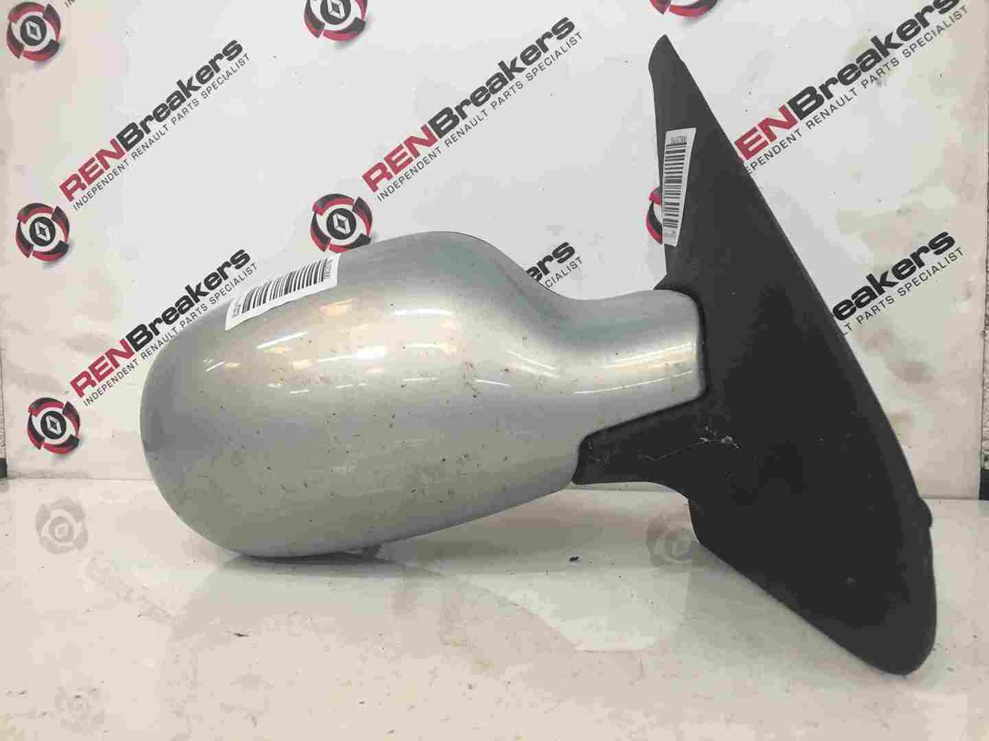 Renault Clio MK2 2001-2006 Drivers OS Wing Mirror Silver 632