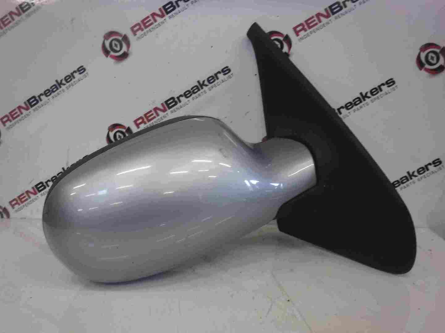 Renault Clio MK2 2001-2006 Drivers OS Wing Mirror Door Mirror Silver 640