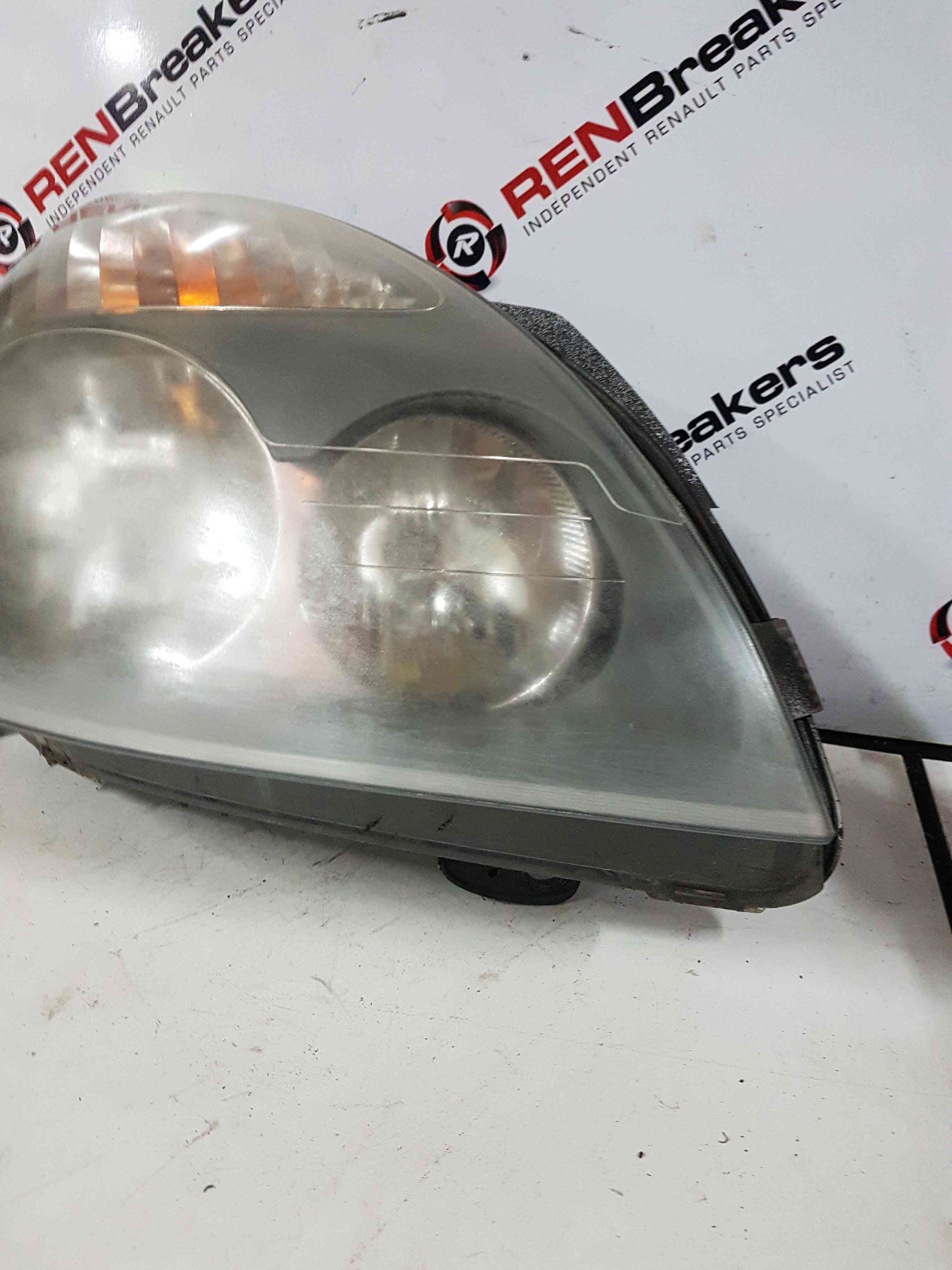 Thumb 5 Renault Clio MK2 2001-2006 Drivers OSF Cloudy Front Headlight Grey