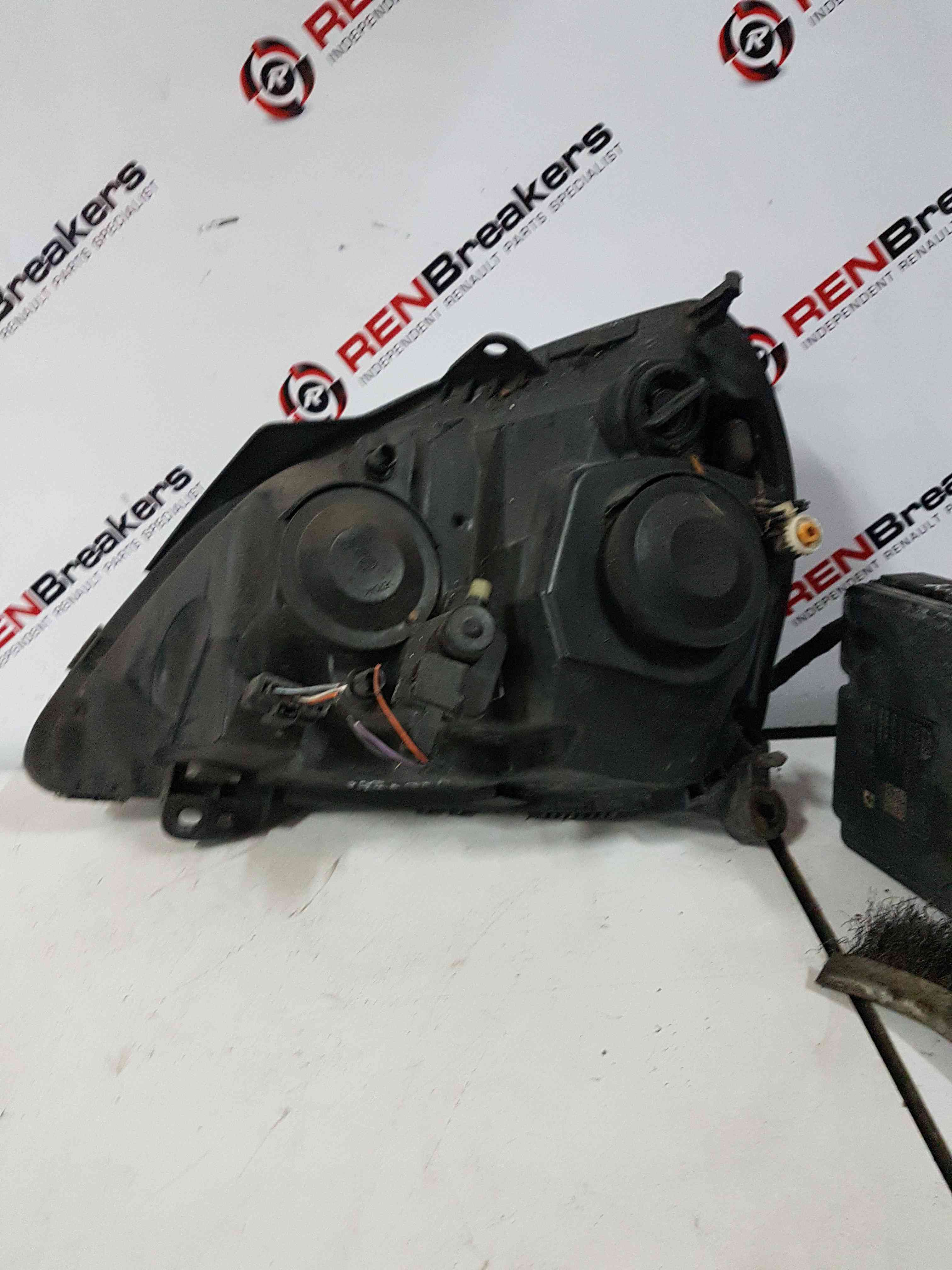 Thumb 7 Renault Clio MK2 2001-2006 Drivers OSF Cloudy Front Headlight Grey