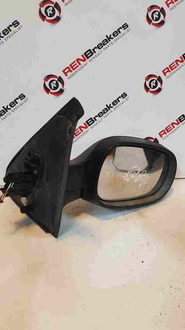 Thumb 3 Renault Clio MK2 2001-2006 Drivers OSF Front Wing Mirror Plain Electric