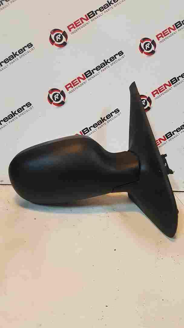 Thumb 4 Renault Clio MK2 2001-2006 Drivers OSF Front Wing Mirror Plain Electric