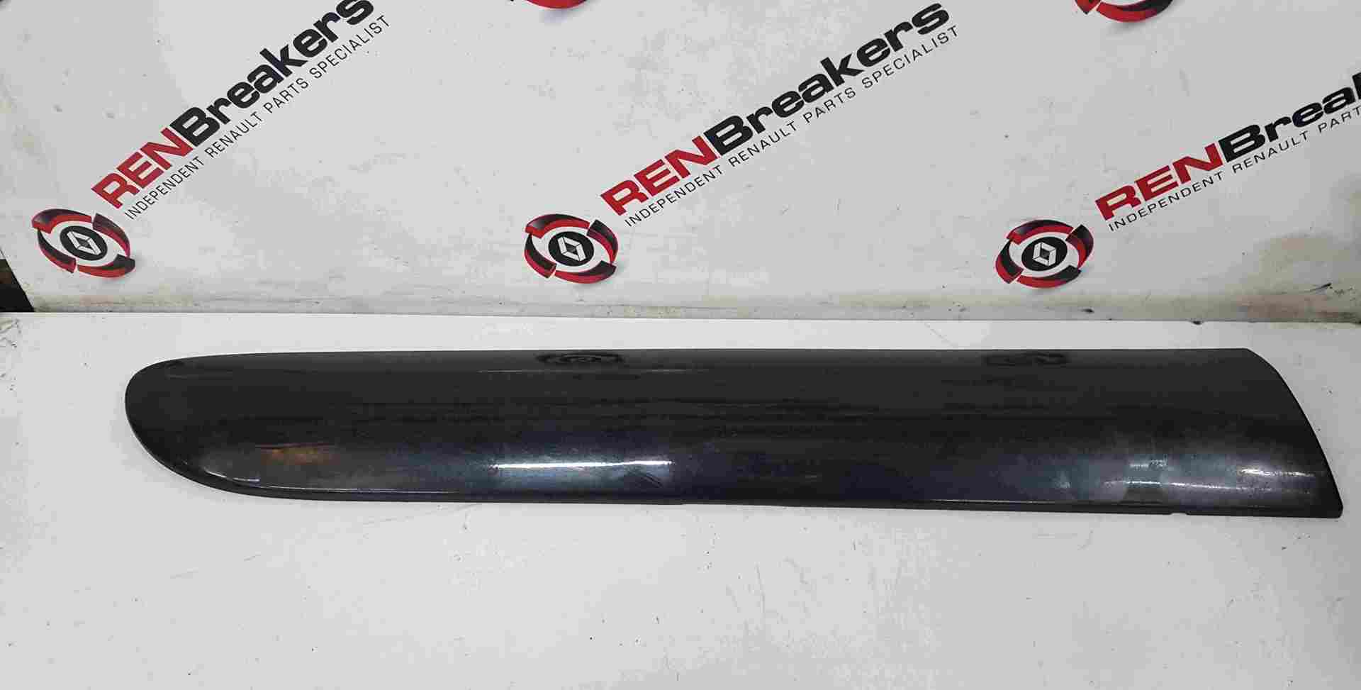 Thumb 4 Renault Clio MK2 2001-2006 Drivers OSR Rear Door Moulding Black 676 8200072240