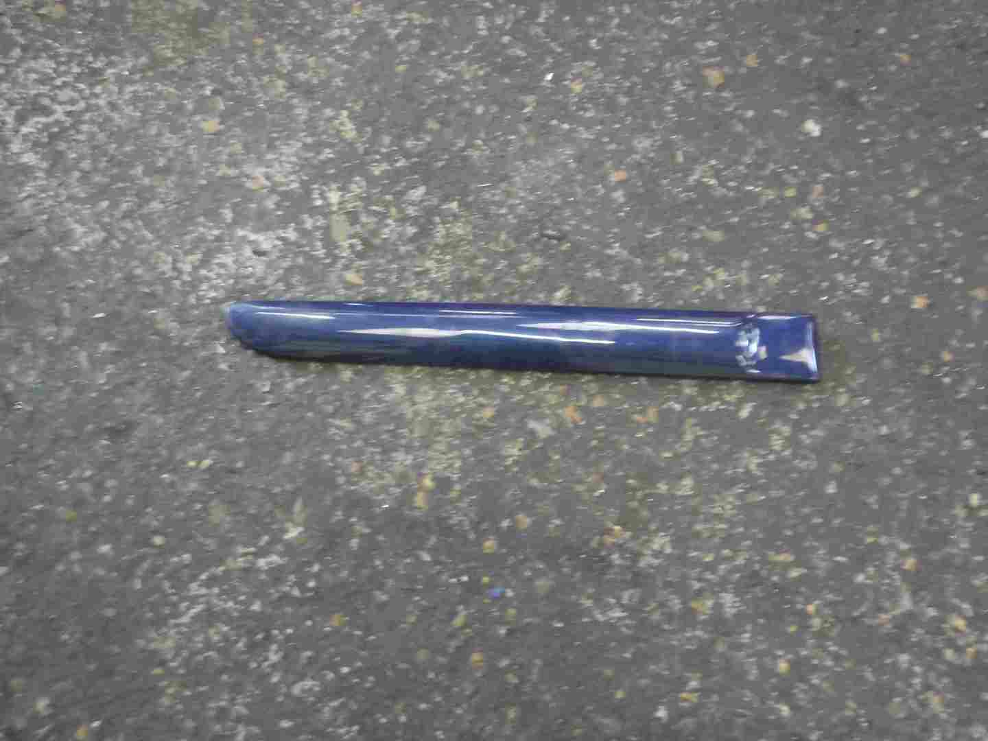 Renault Clio MK2 2001-2006 Drivers OSR Rear Door Moulding Trim Blue TED44 5dr