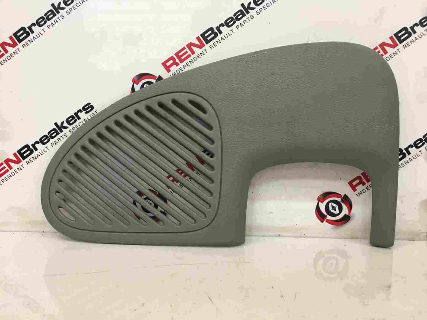 Renault Clio MK2 2001-2006 Drivers OSR Rear Door Speaker Cover Light Grey 3dr
