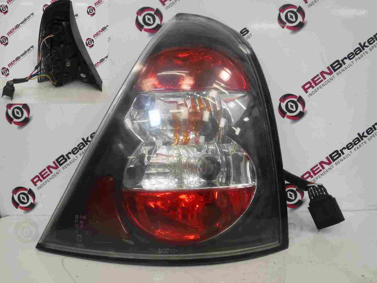 Renault Clio MK2 2001-2006 Drivers OSR Rear Light Lens LEXUS