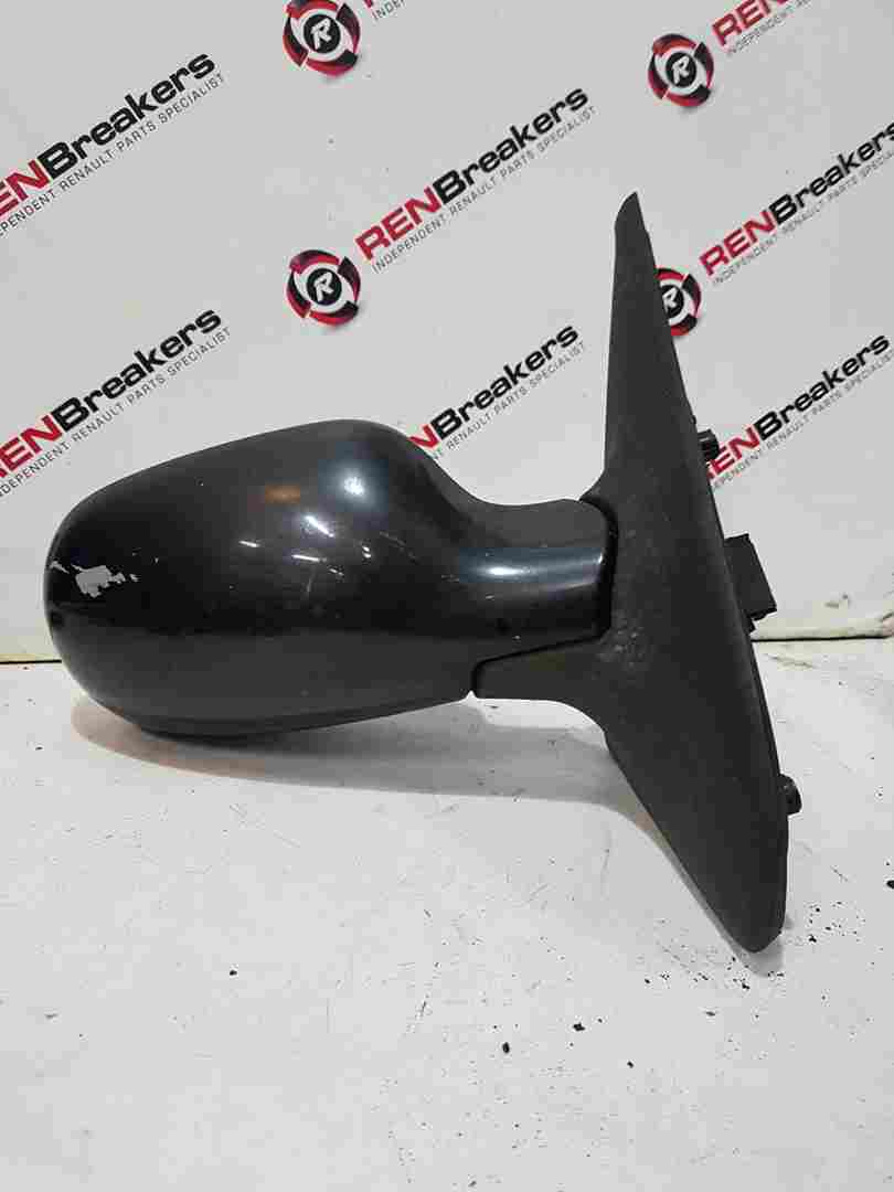 Thumb 2 Renault Clio MK2 2001-2006 Drivers Os Wing Mirror Black 676