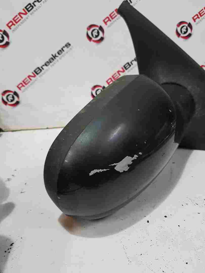 Thumb 7 Renault Clio MK2 2001-2006 Drivers Os Wing Mirror Black 676