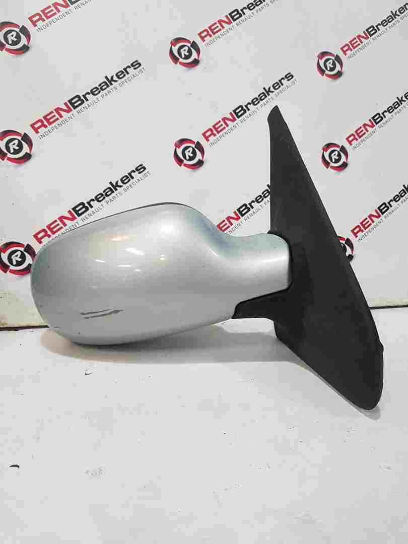Thumb 8 Renault Clio MK2 2001-2006 Drivers Os Wing Mirror Silver 632