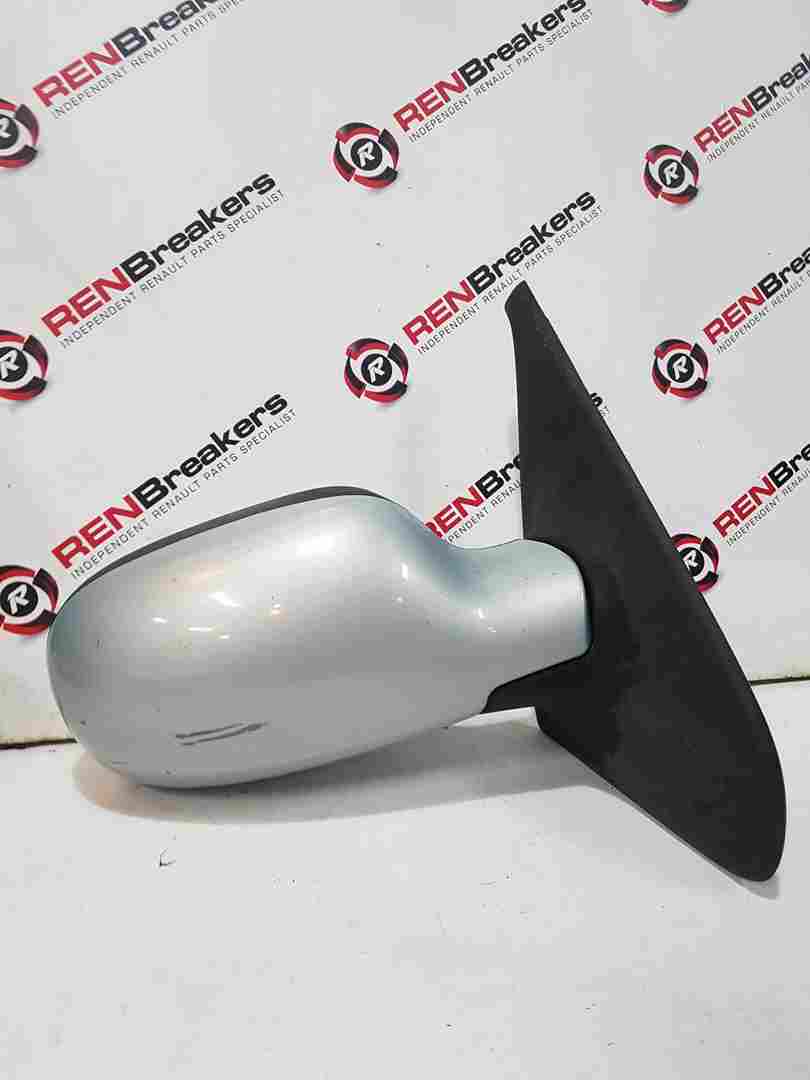 Thumb 3 Renault Clio MK2 2001-2006 Drivers Os Wing Mirror Silver 632