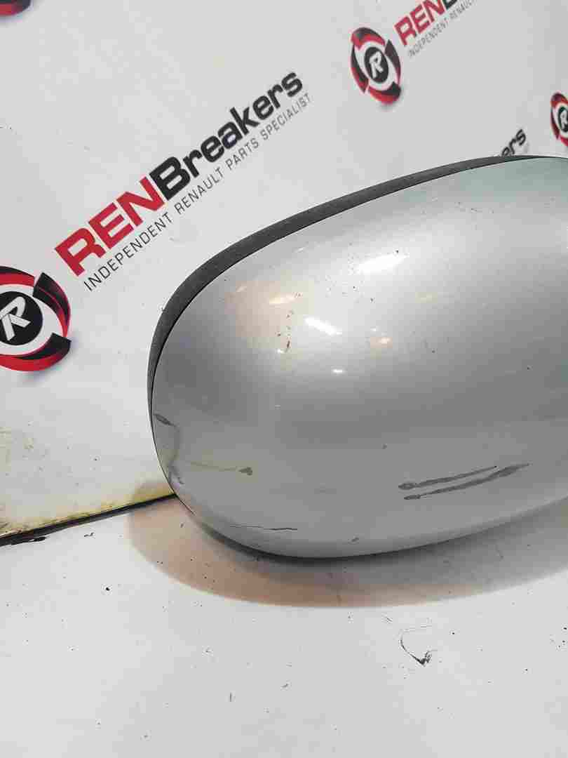 Thumb 7 Renault Clio MK2 2001-2006 Drivers Os Wing Mirror Silver 632