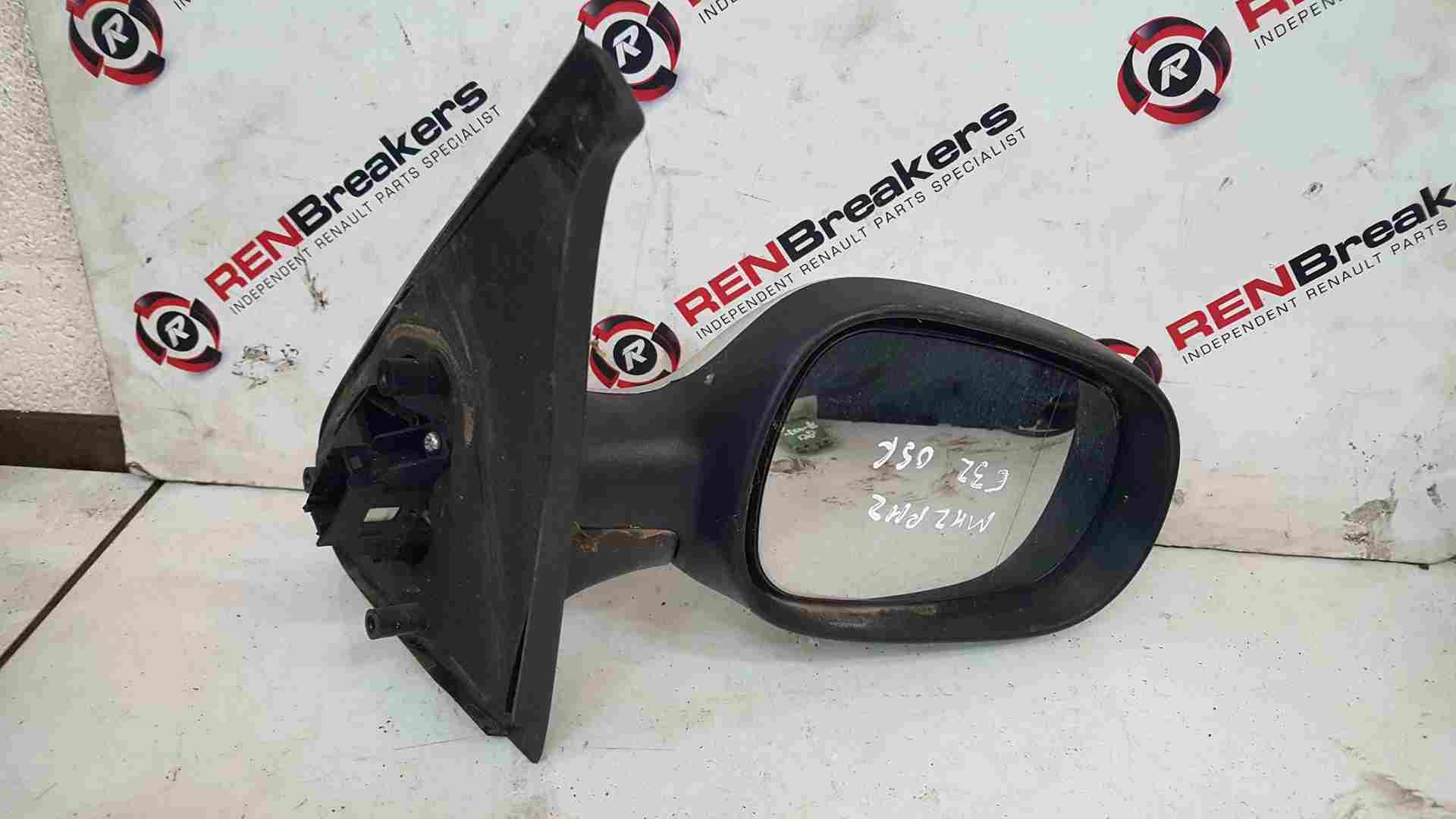 Thumb 4 Renault Clio MK2 2001-2006 Drivers Os Wing Mirror Silver 632 ODD COLOUATION 