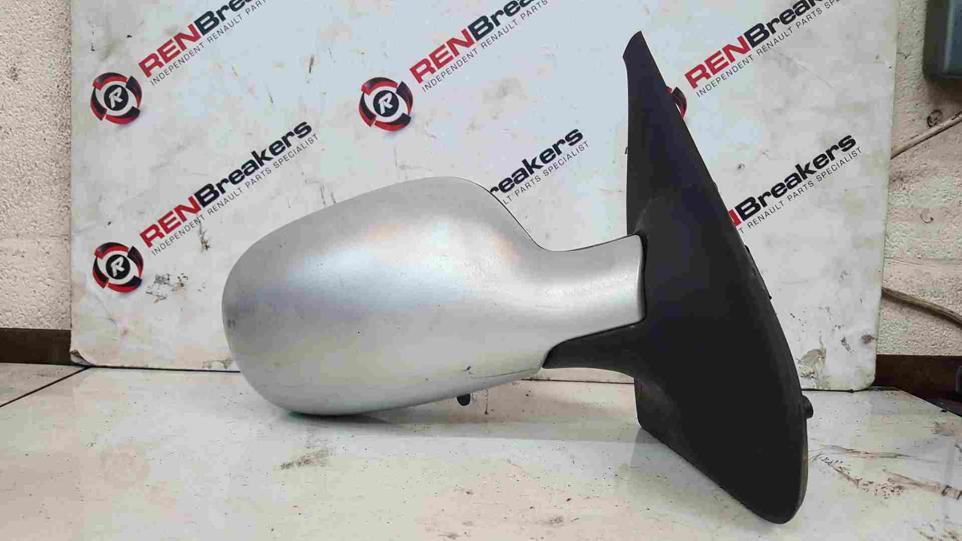 Thumb 6 Renault Clio MK2 2001-2006 Drivers Os Wing Mirror Silver 632 ODD COLOUATION 