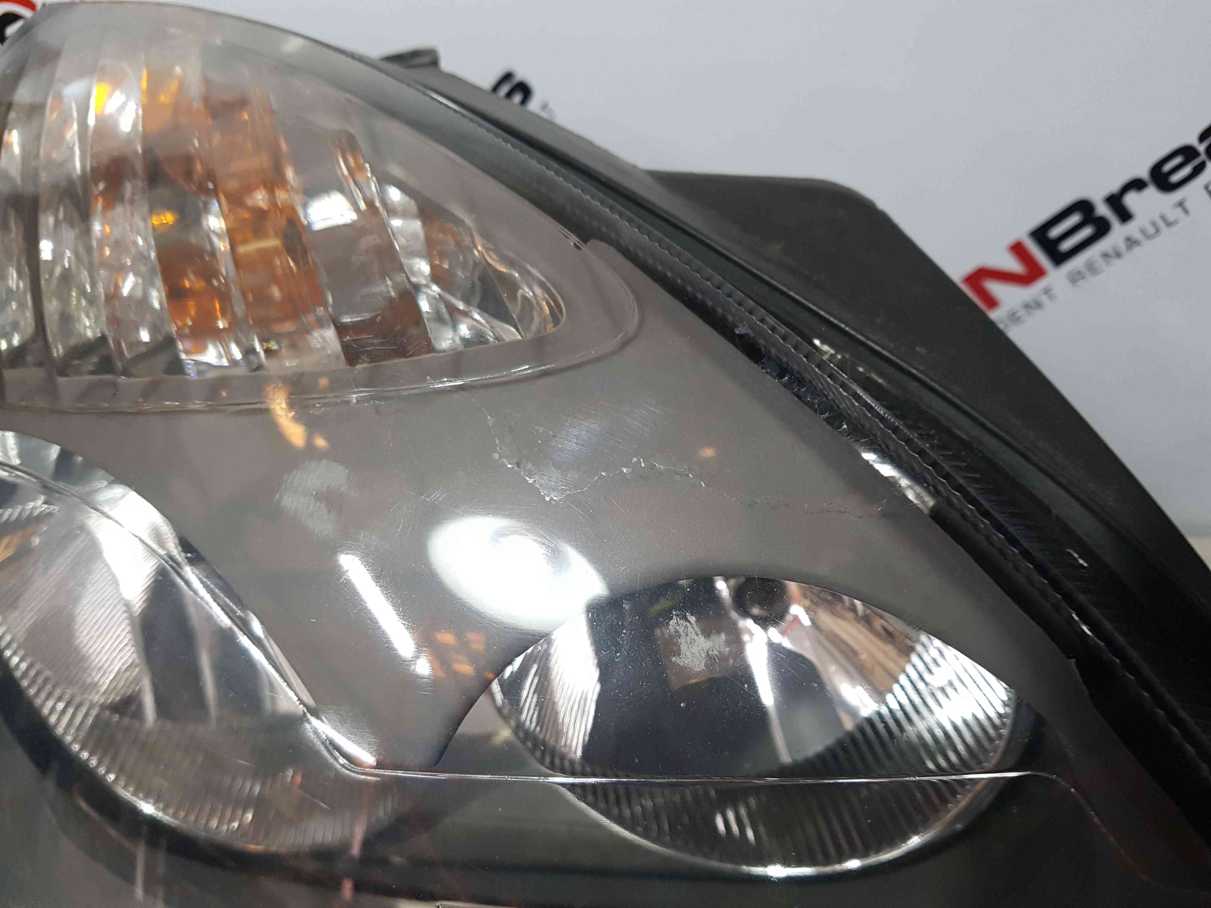 Thumb 7 Renault Clio MK2 2001-2006 Drivers Passenger OSF Nsf Front Headlight Grey PAIR