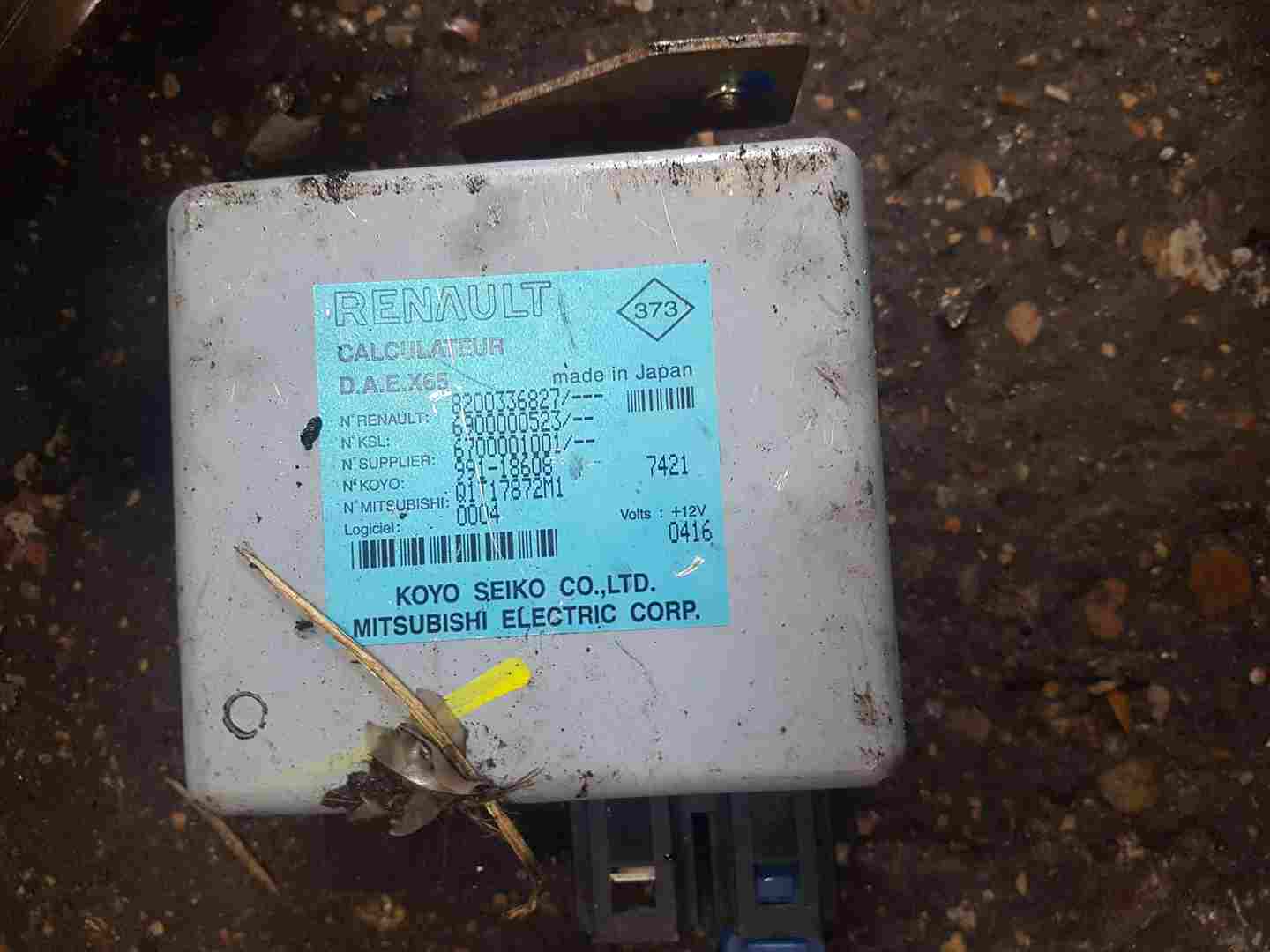 Thumb 3 Renault Clio MK2 2001-2006 Electronic Steering ECU Blue Wire 8200061924