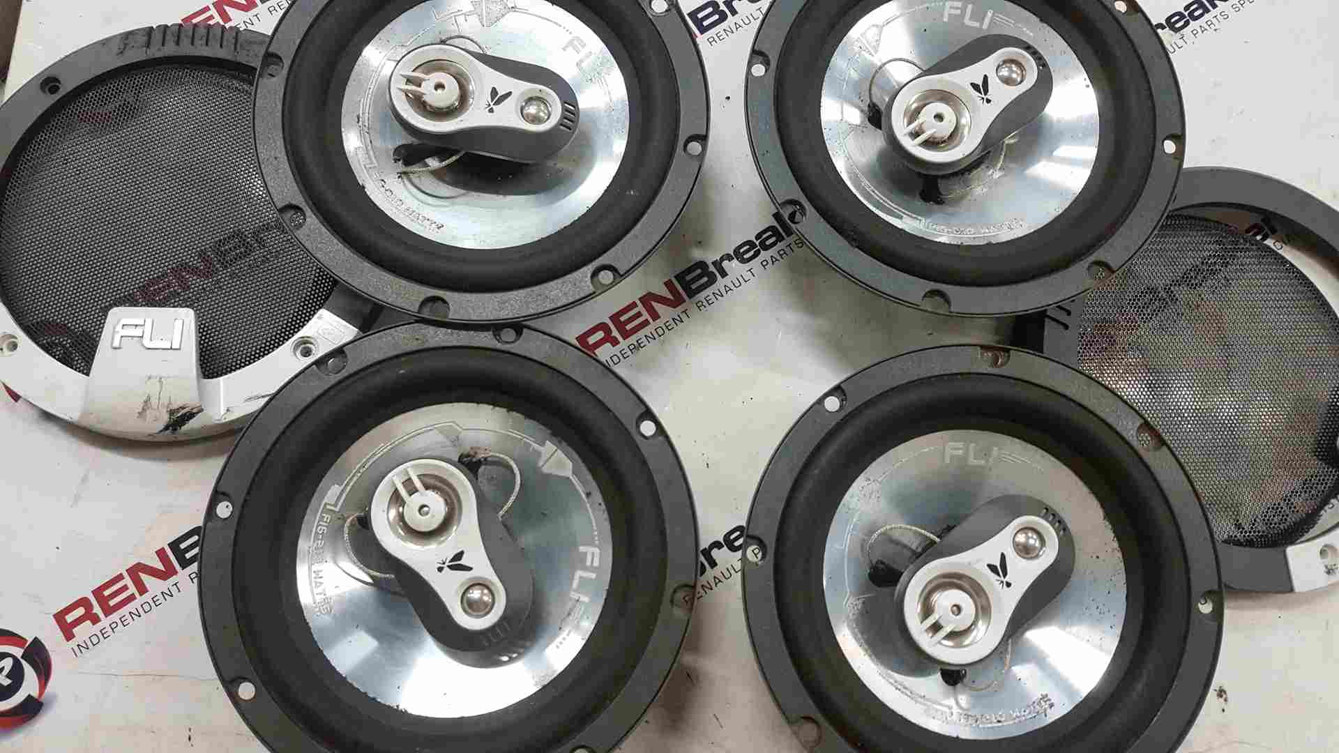Renault Clio MK2 2001-2006 FLI Speakers Front Rear FLI 210 Watts Peak 6 Inch X4