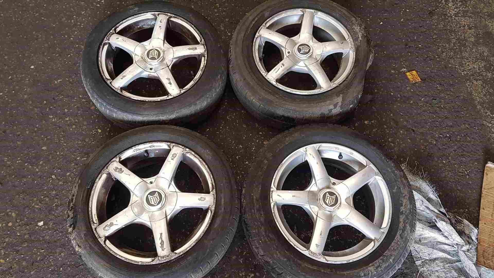 Renault Clio MK2 2001-2006 Fox Alloy Wheels SET X4 mk3 clio 3/5 15inch