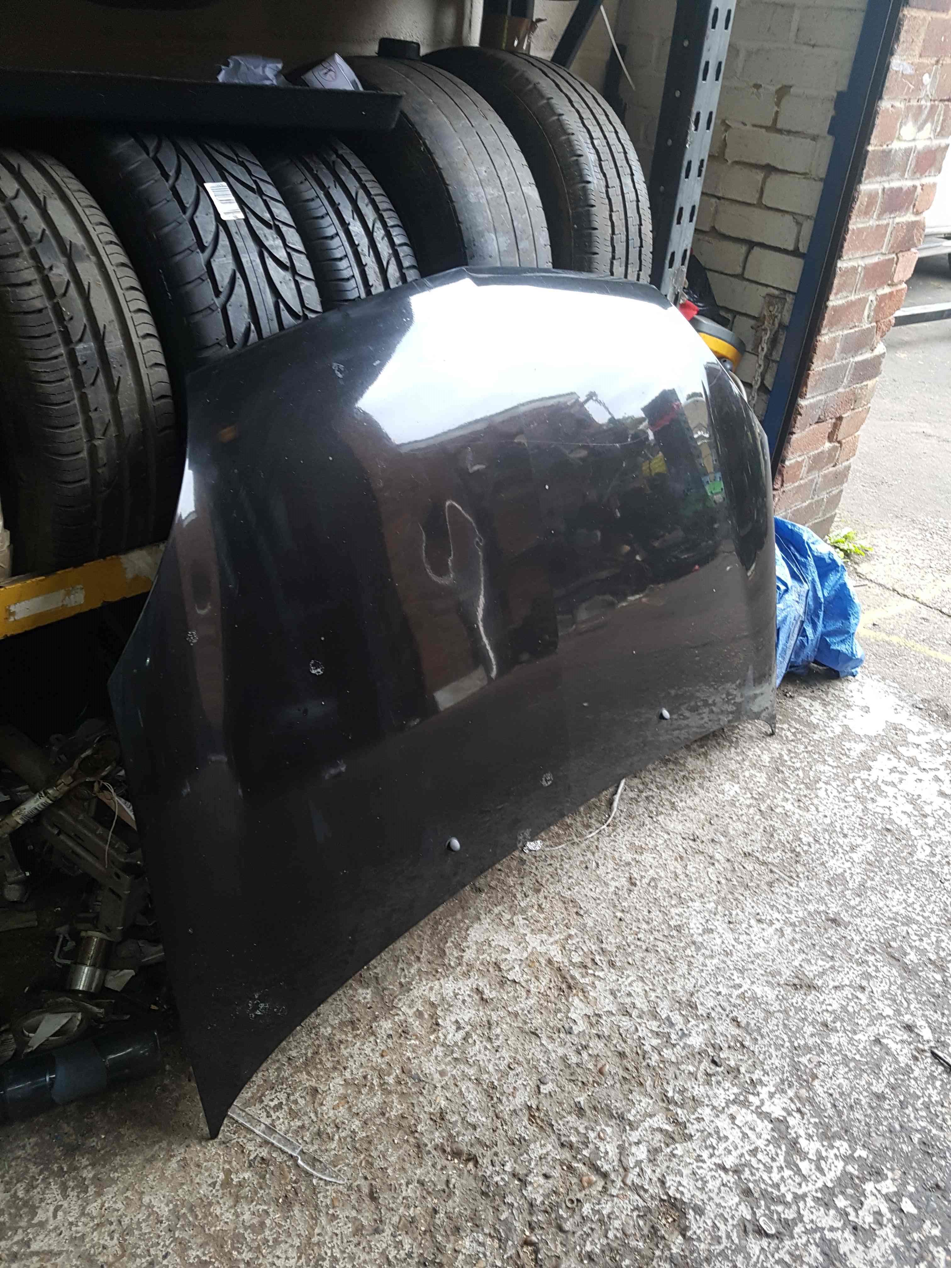 Thumb 4 Renault Clio MK2 2001-2006 Front Bonnet Black 676 Bonnet676mk2