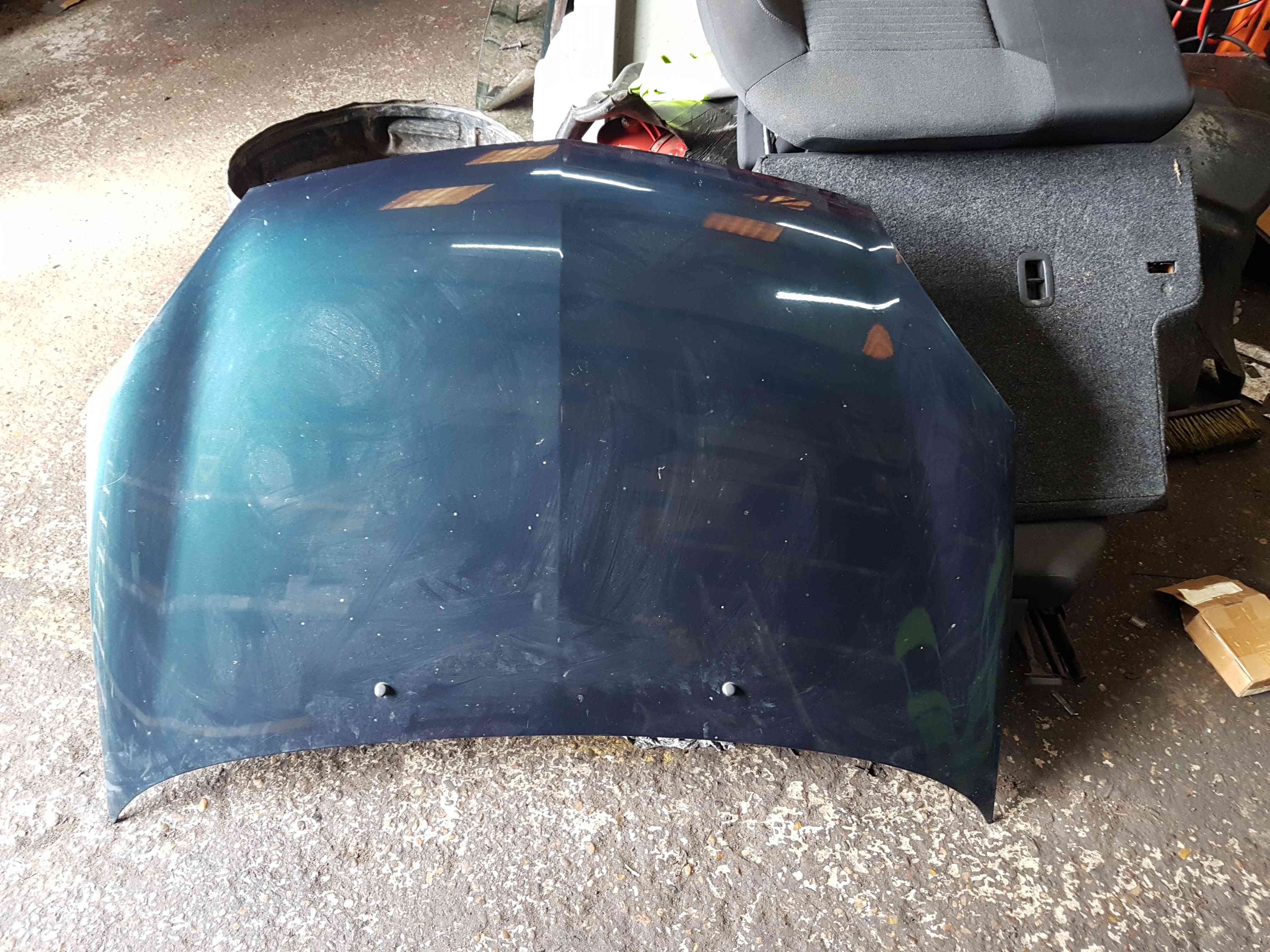 Thumb 2 Renault Clio MK2 2001-2006 Front Bonnet Green Blue Nv903