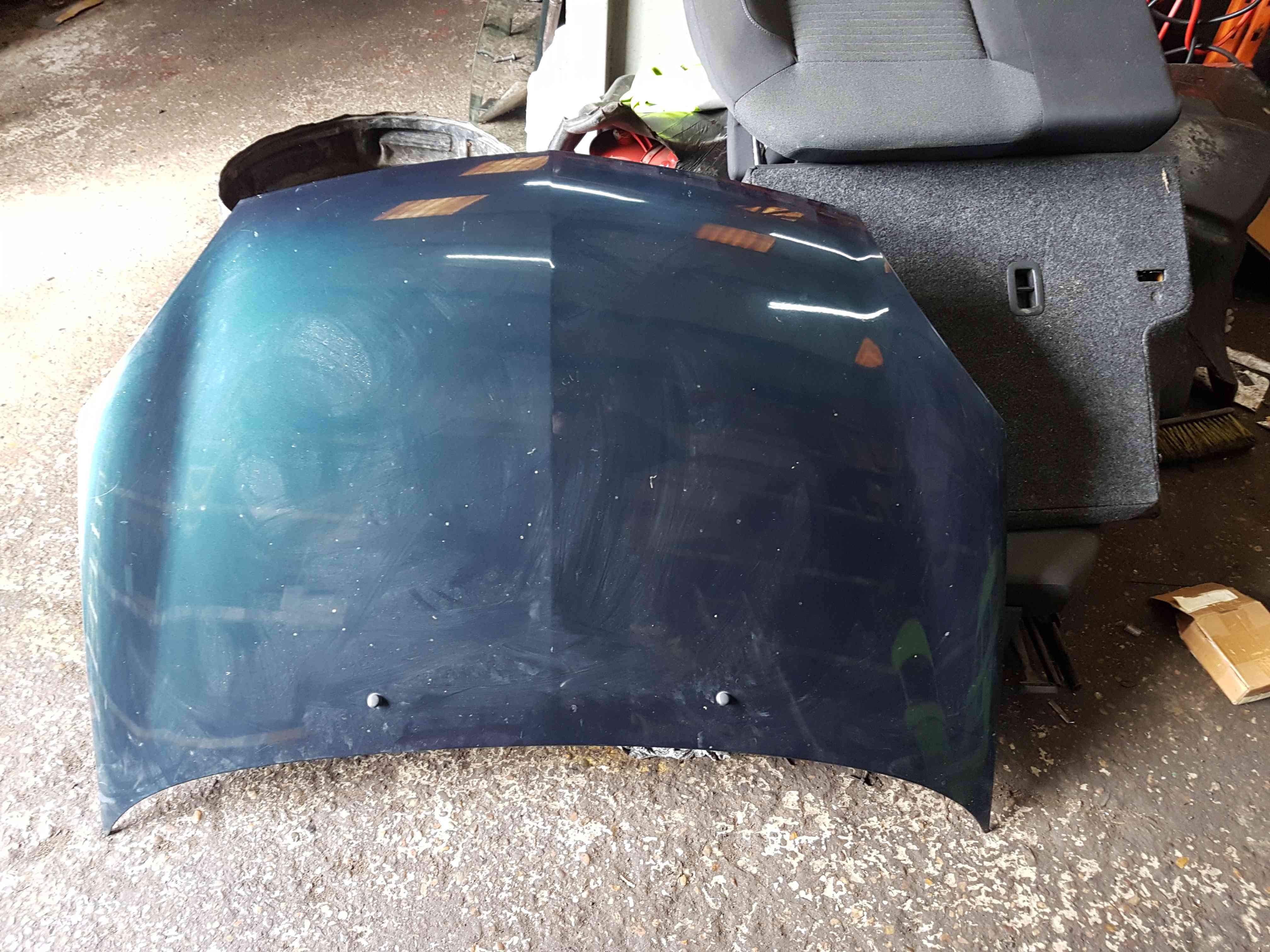 Thumb 3 Renault Clio MK2 2001-2006 Front Bonnet Green Blue Nv903