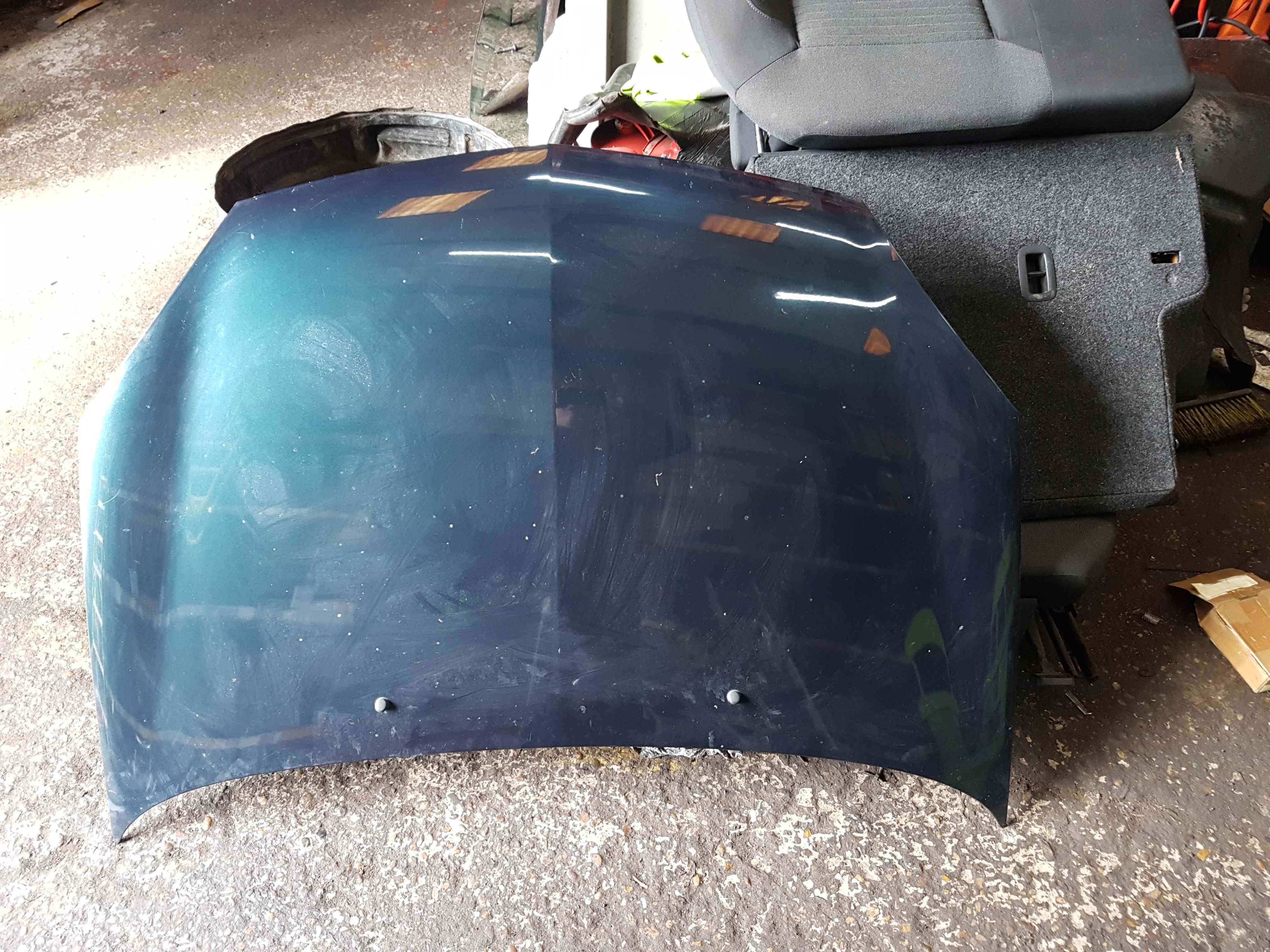 Thumb 4 Renault Clio MK2 2001-2006 Front Bonnet Green Blue Nv903