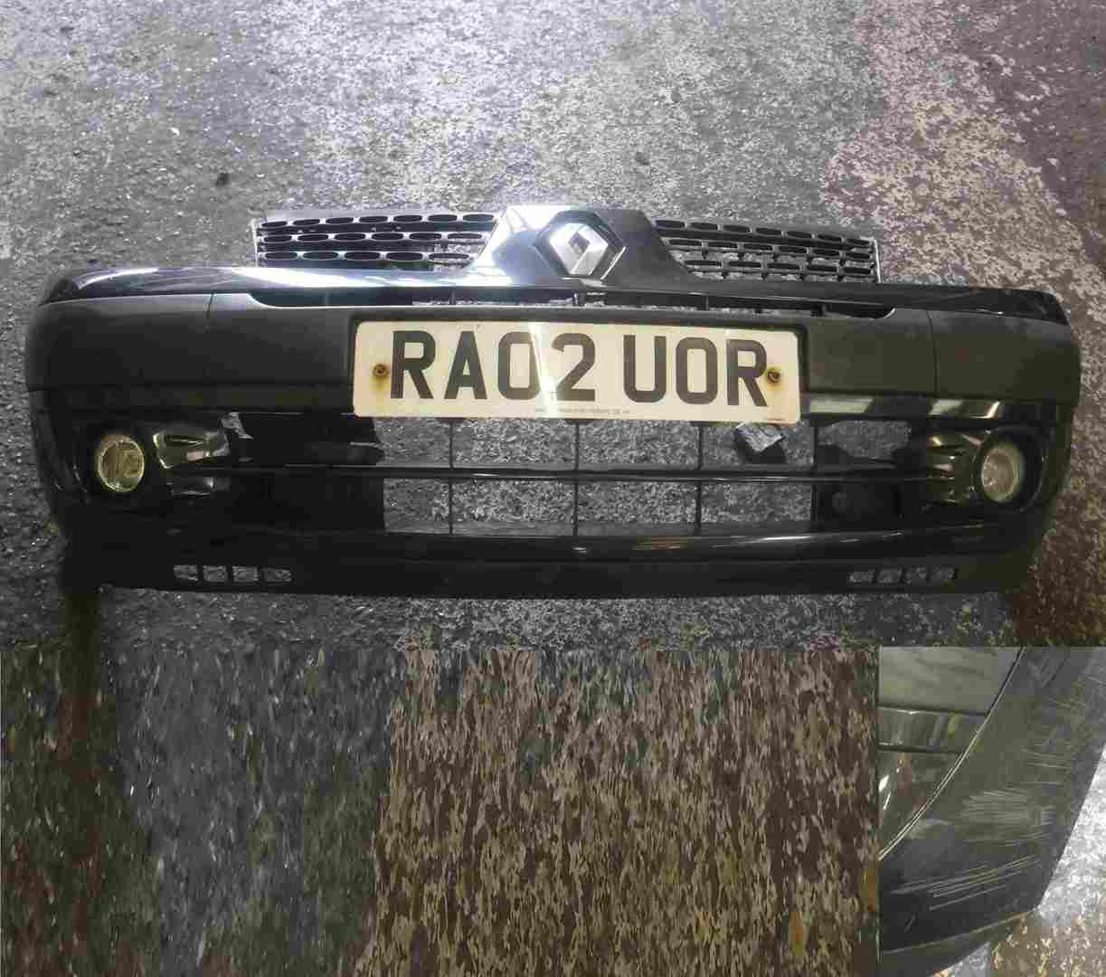 Renault Clio MK2 2001-2006 Front Bumper Black 676