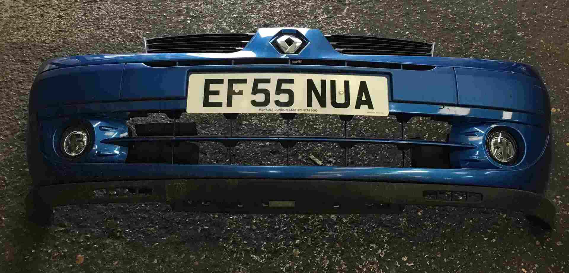 Renault Clio MK2 2001-2006 Front Bumper Blue TEI45 TE145