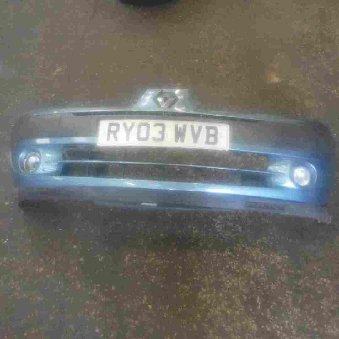 Renault Clio MK2 2001-2006 Front Bumper Blue TEF47