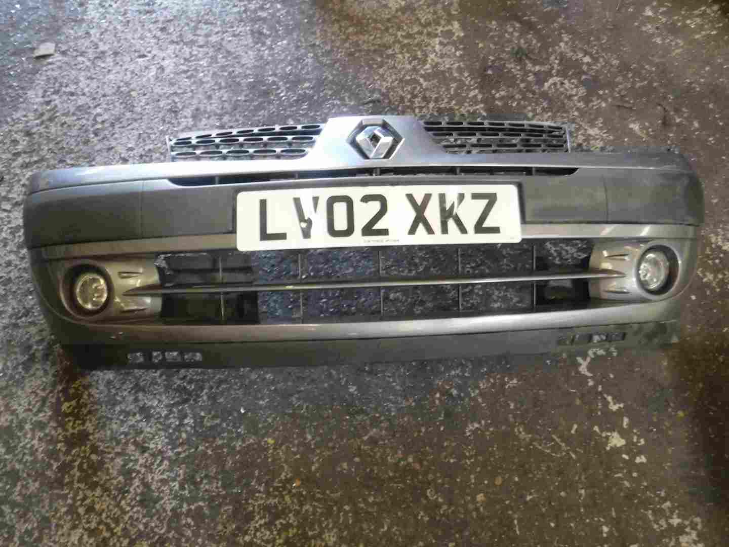 Renault Clio MK2 2001-2006 Front Bumper Grey 603