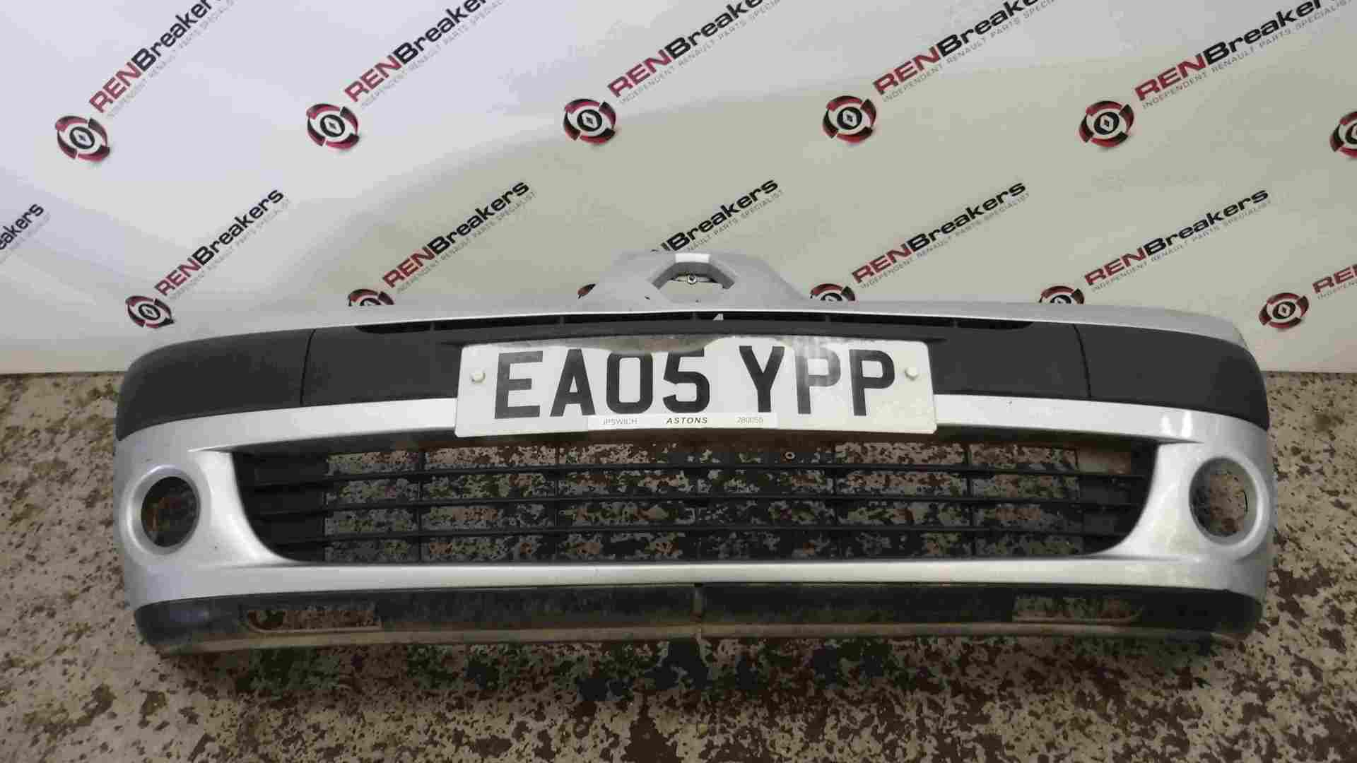 Renault Clio MK2 2001-2006 Front Bumper Silver TED69