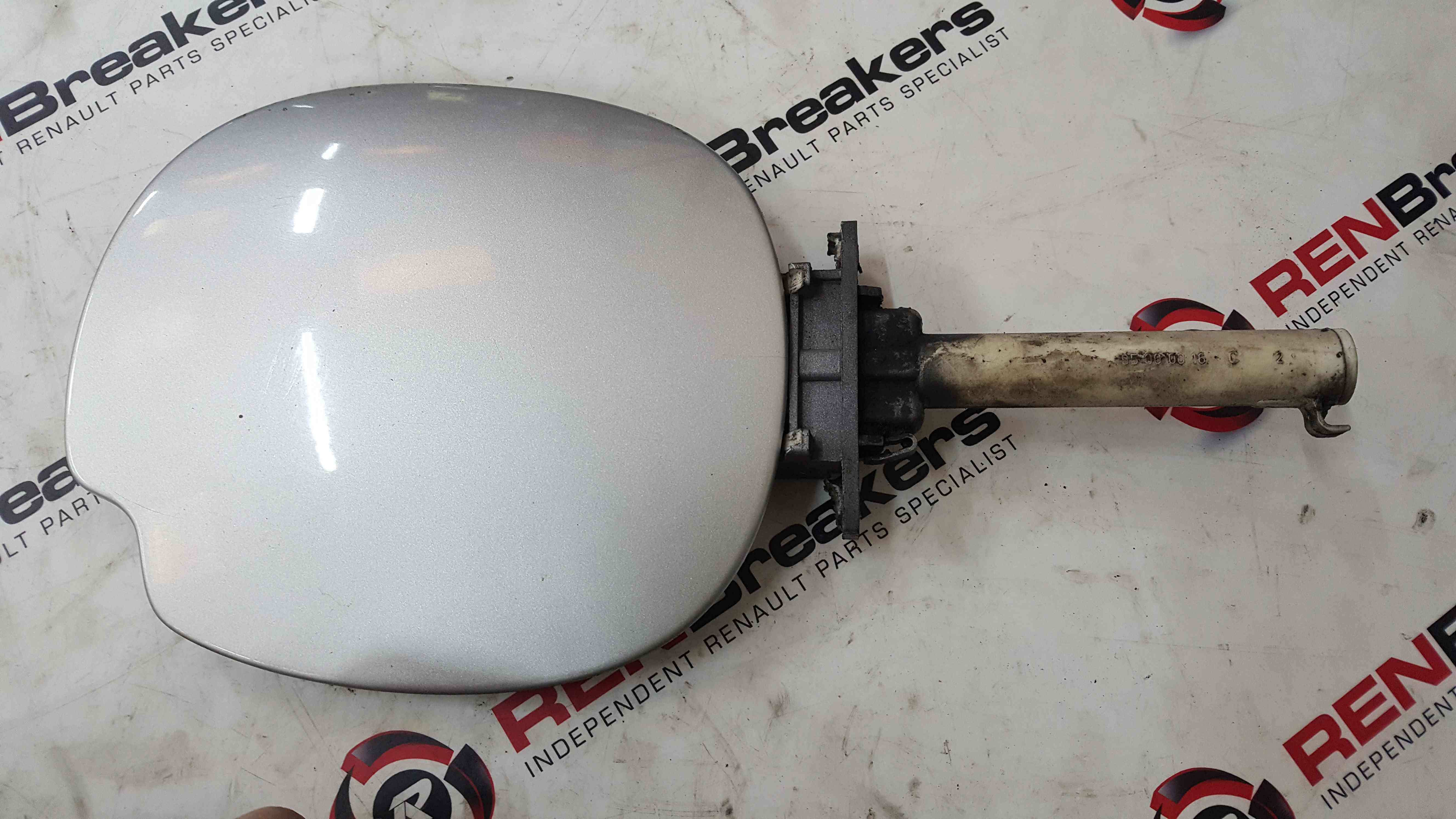 Renault Clio MK2 2001-2006 Fuel Flap + Hinge Silver 632 7700836756