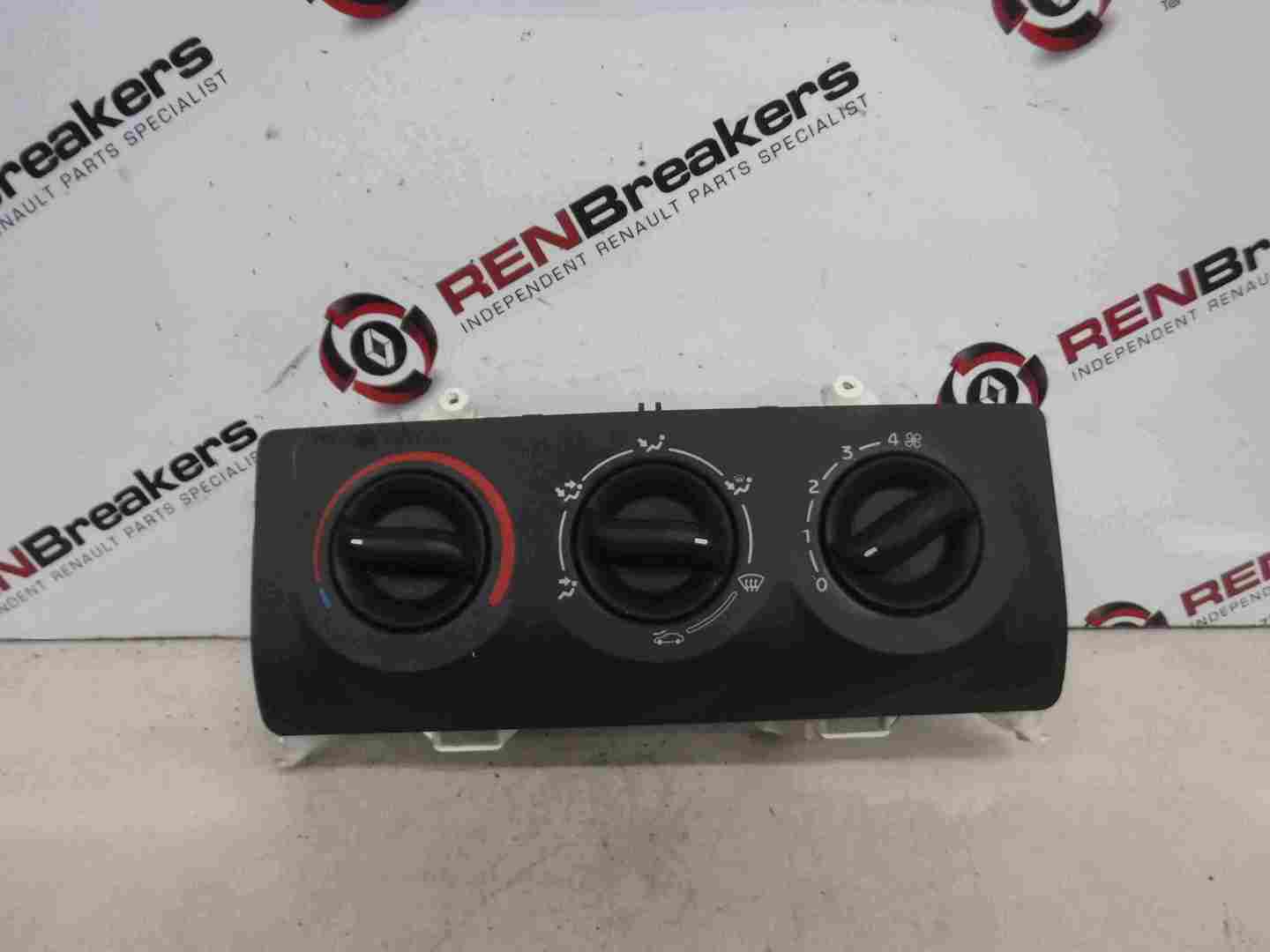 Renault Clio MK2 2001-2006 Heater Controls Button Switch No Aircon No Buttons