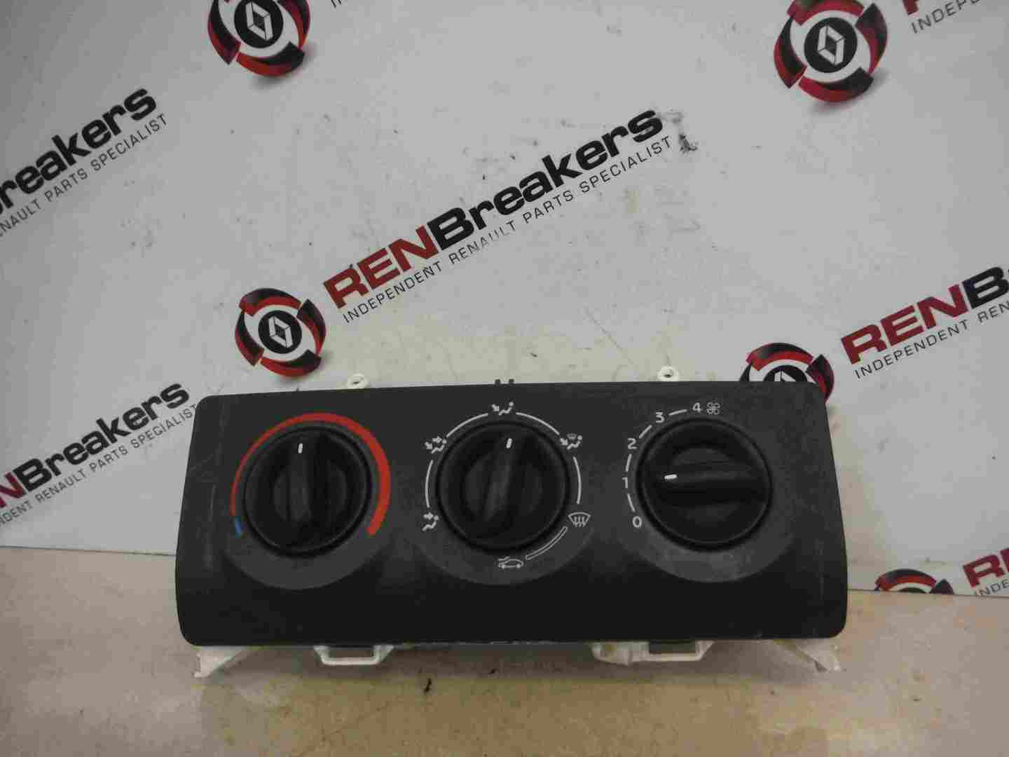 Renault Clio MK2 2001-2006 172 182 Heater Controls Switch Dials No Air Con