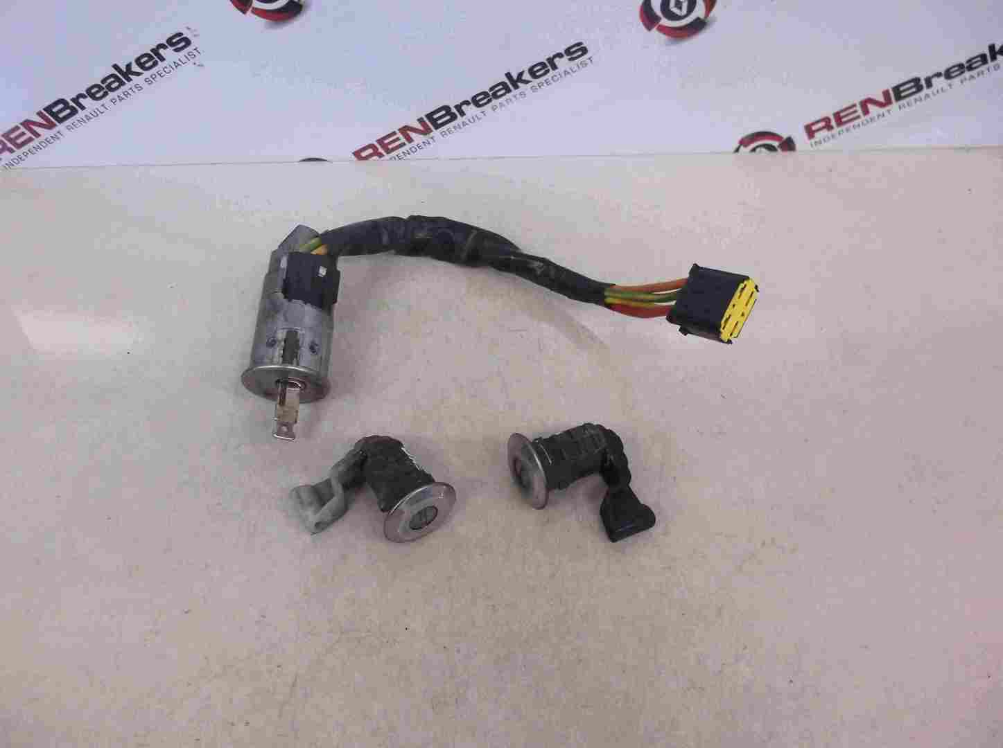 Renault Clio MK2 2001-2006 Ignition Barrel  Key Lock Set Doors