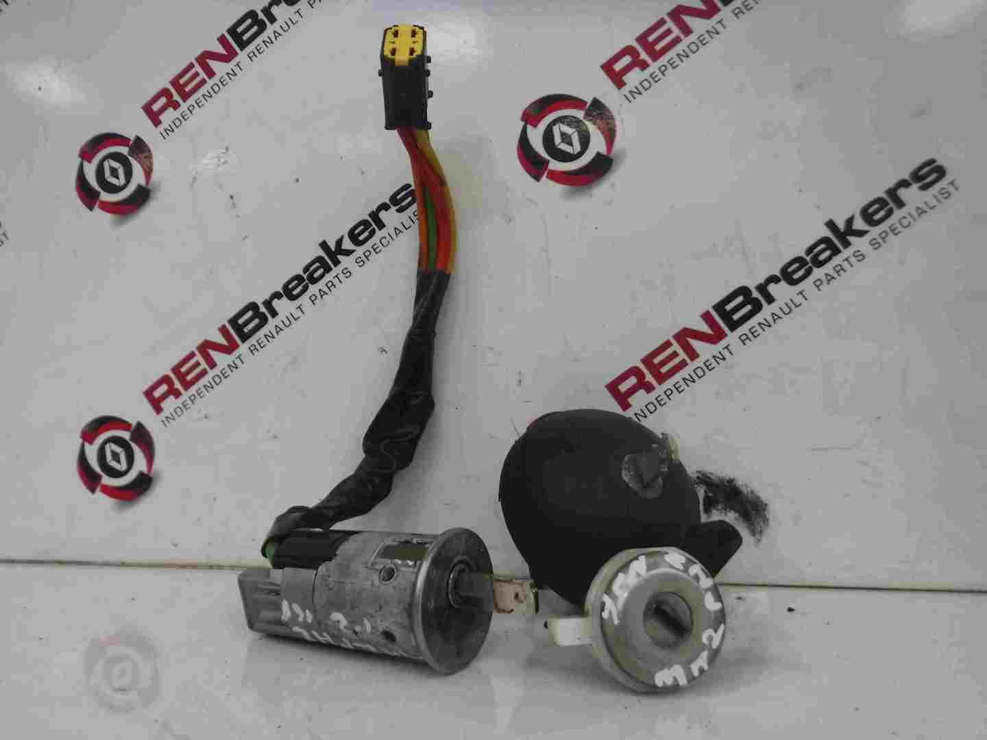 Renault Clio MK2 2001-2006 Ignition Barrel Door Lock Petrol Cover Key Set