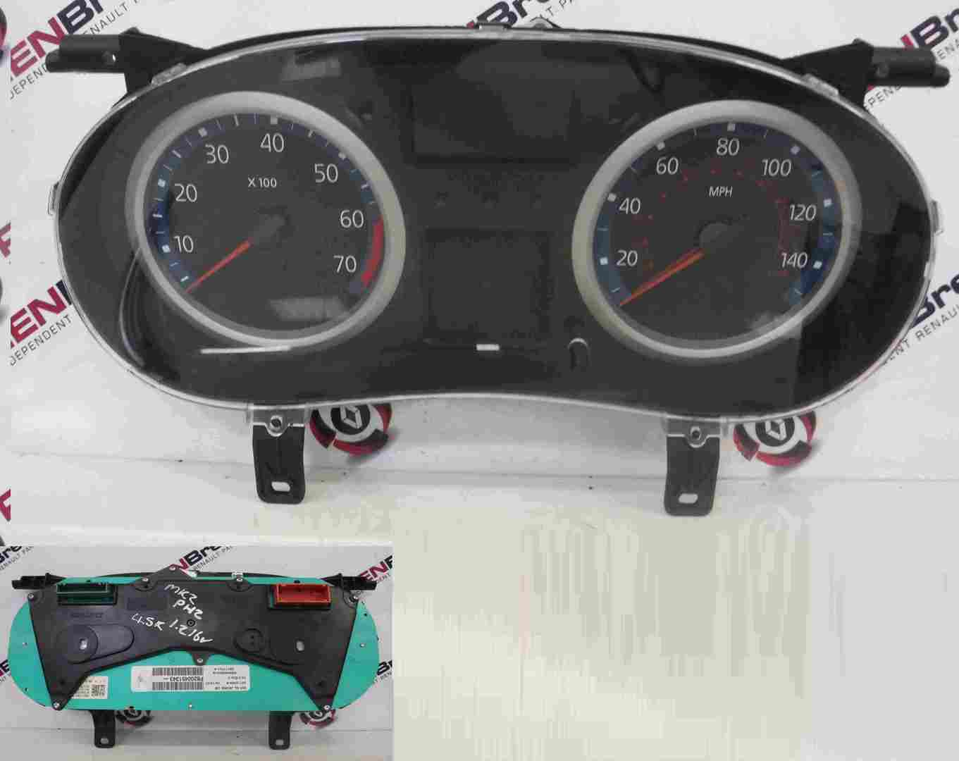 Renault Clio MK2 2001-2006 Instrument Panel Clocks Gauges 45K 8200451343