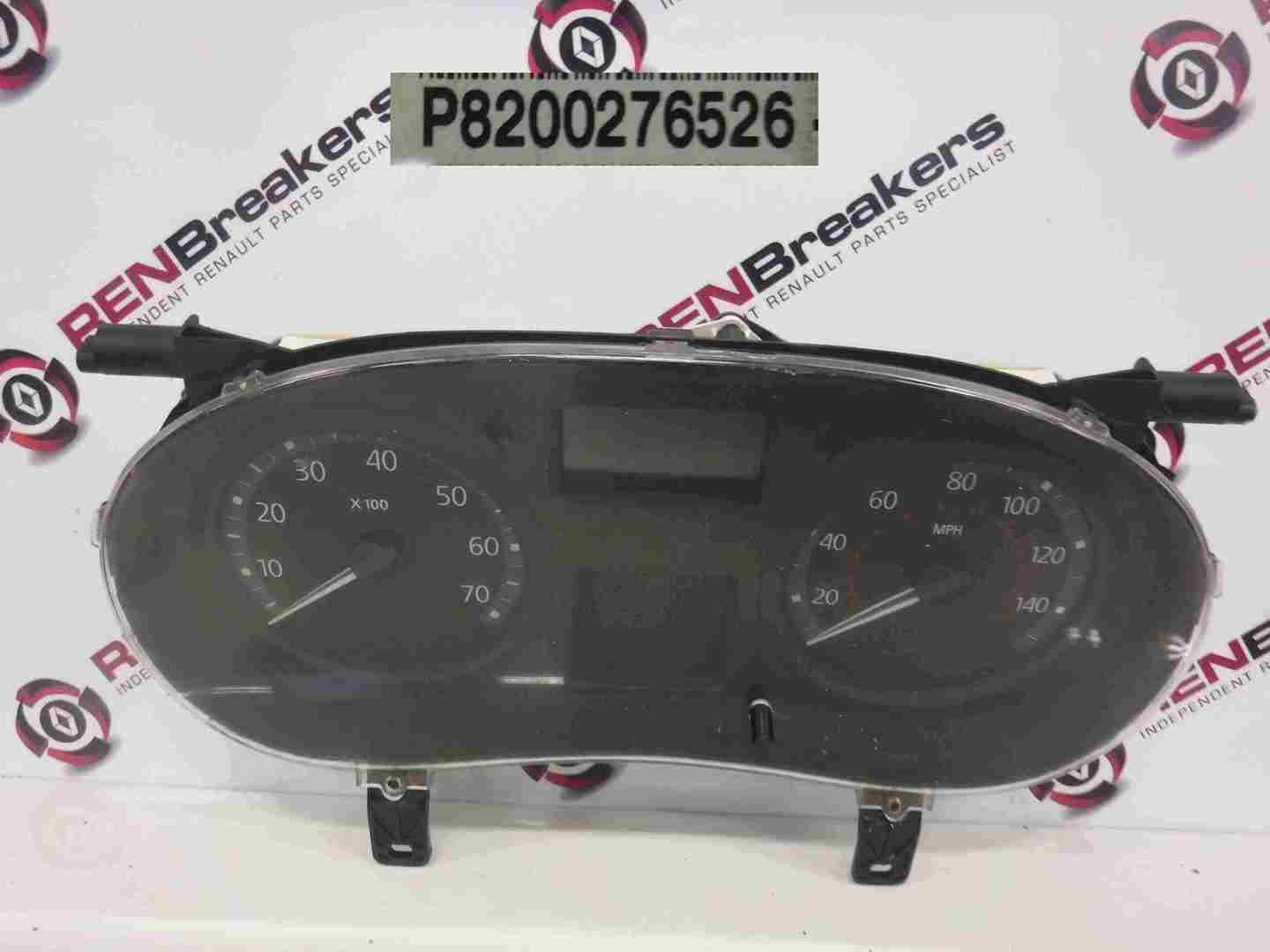 Renault Clio MK2 2001-2006 Instrument Panel Dials Clocks 109K 8200276526