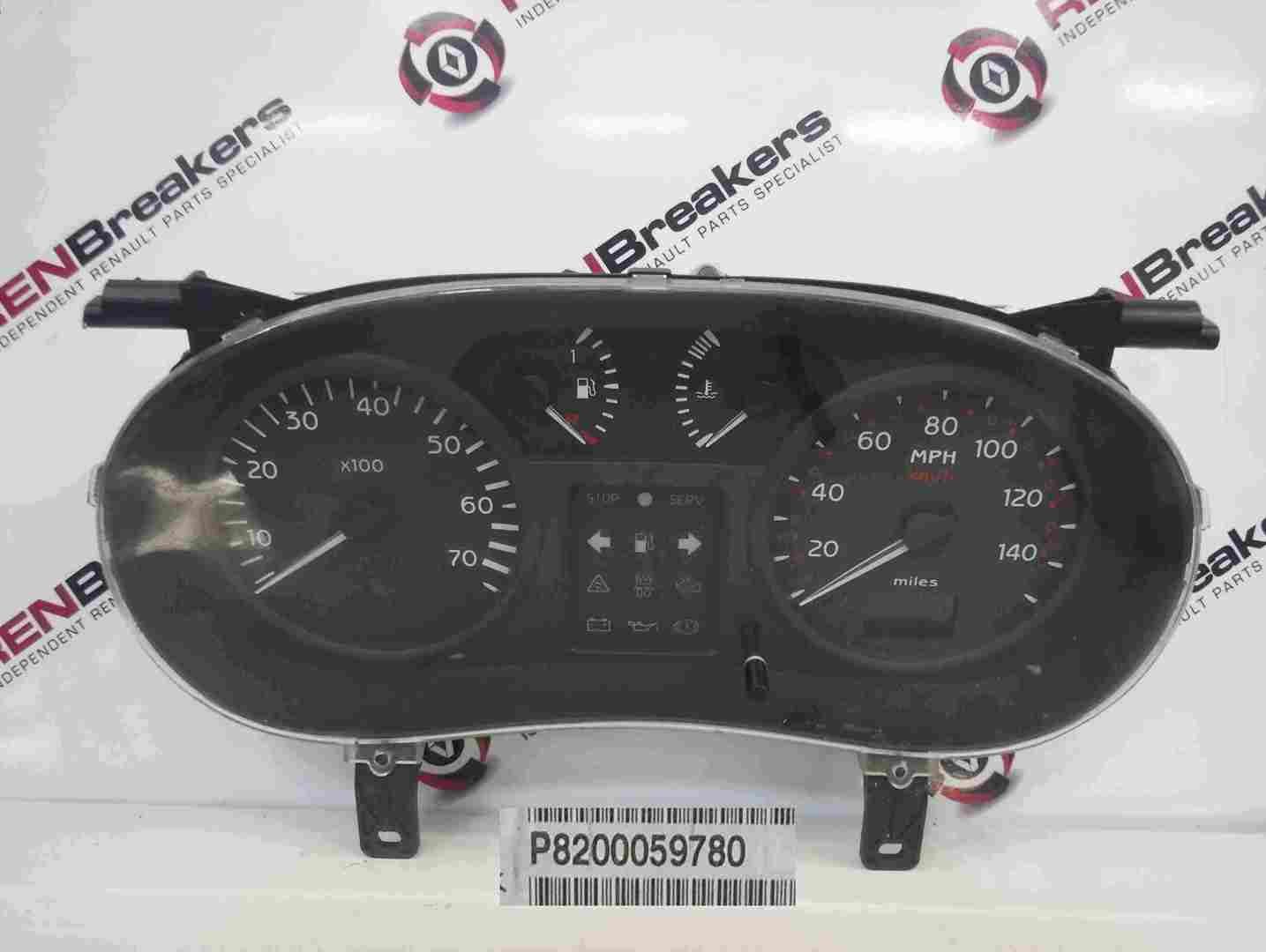 Renault Clio MK2 2001-2006 Instrument Panel Dials Clocks 131K 8200059780