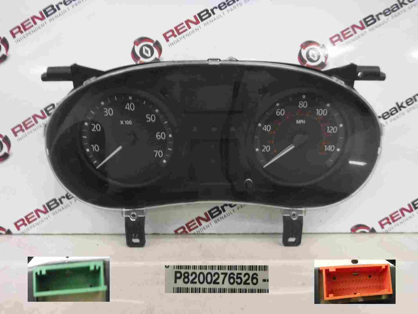 Renault Clio MK2 2001-2006 Instrument Panel Dials Clocks 50K