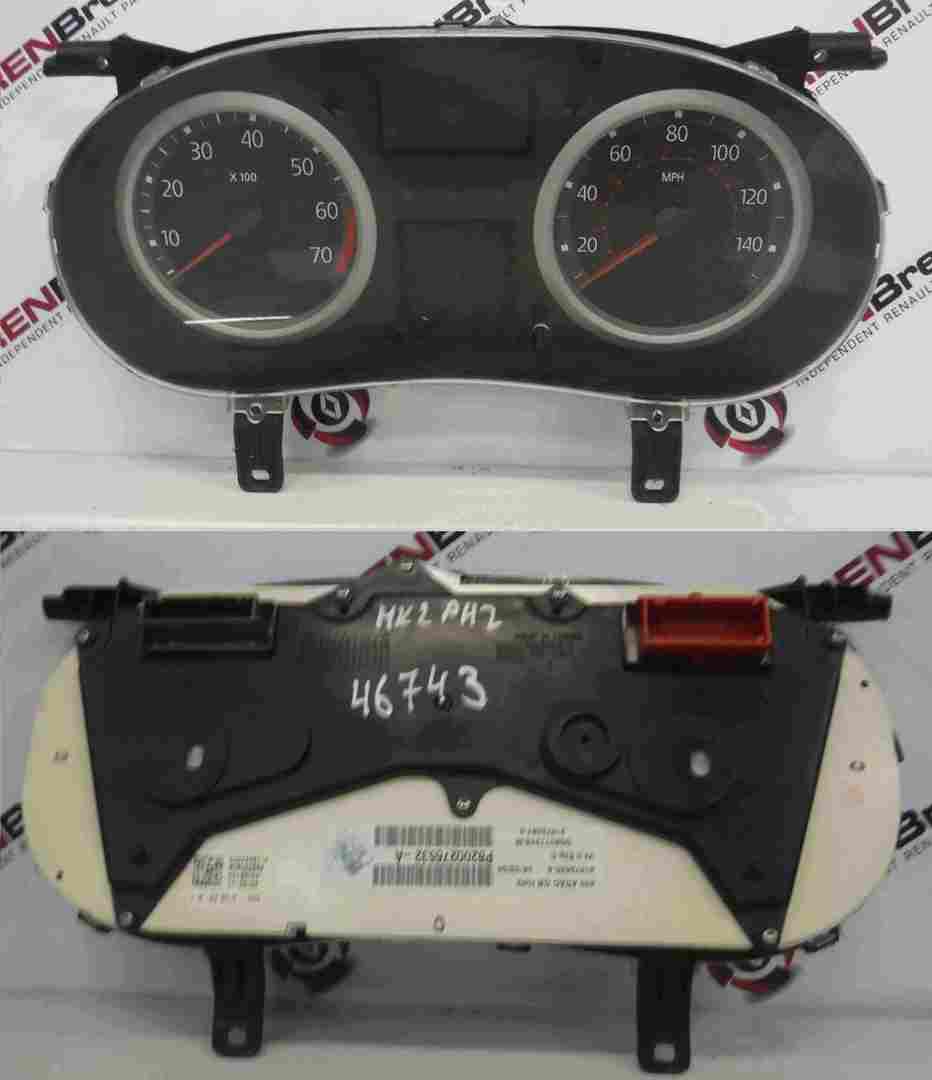 Renault Clio MK2 2001-2006 Instrument Panel Dials Gauges Clocks 46K 8200276532